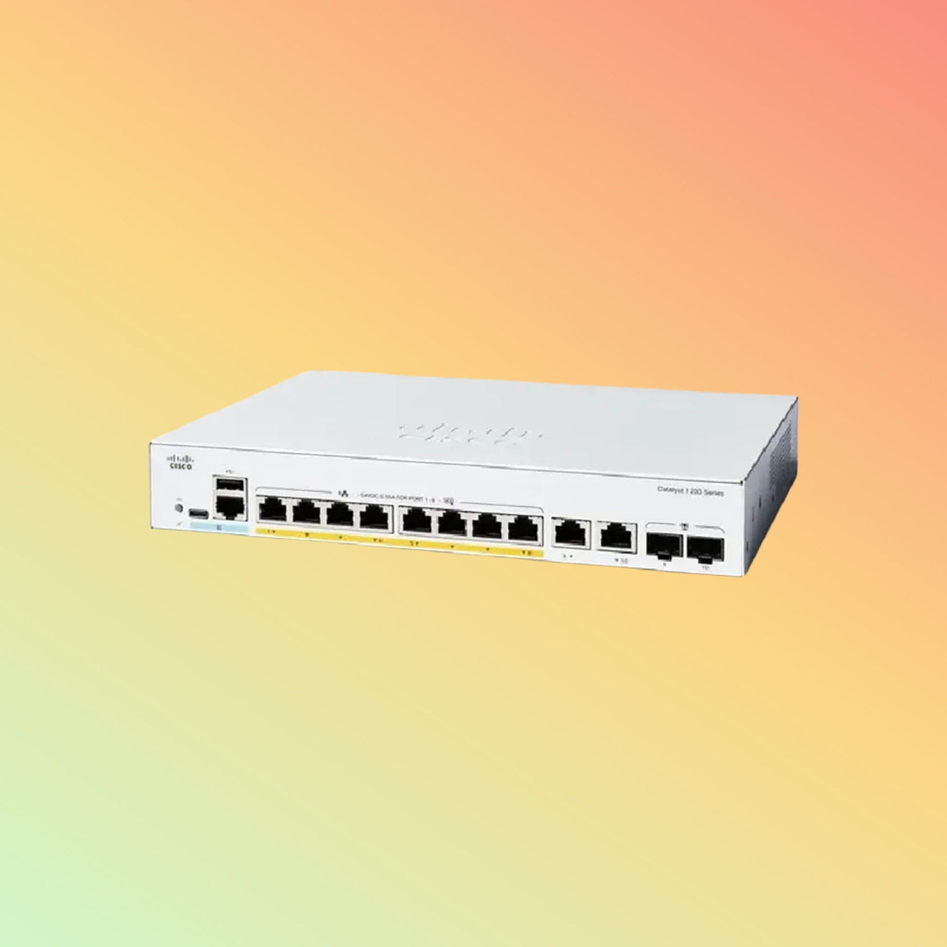 CISCO Catalyst C1200 – 20Gbps, 8xRJ45, 2xCombo, 120W PoE - NEOTECH