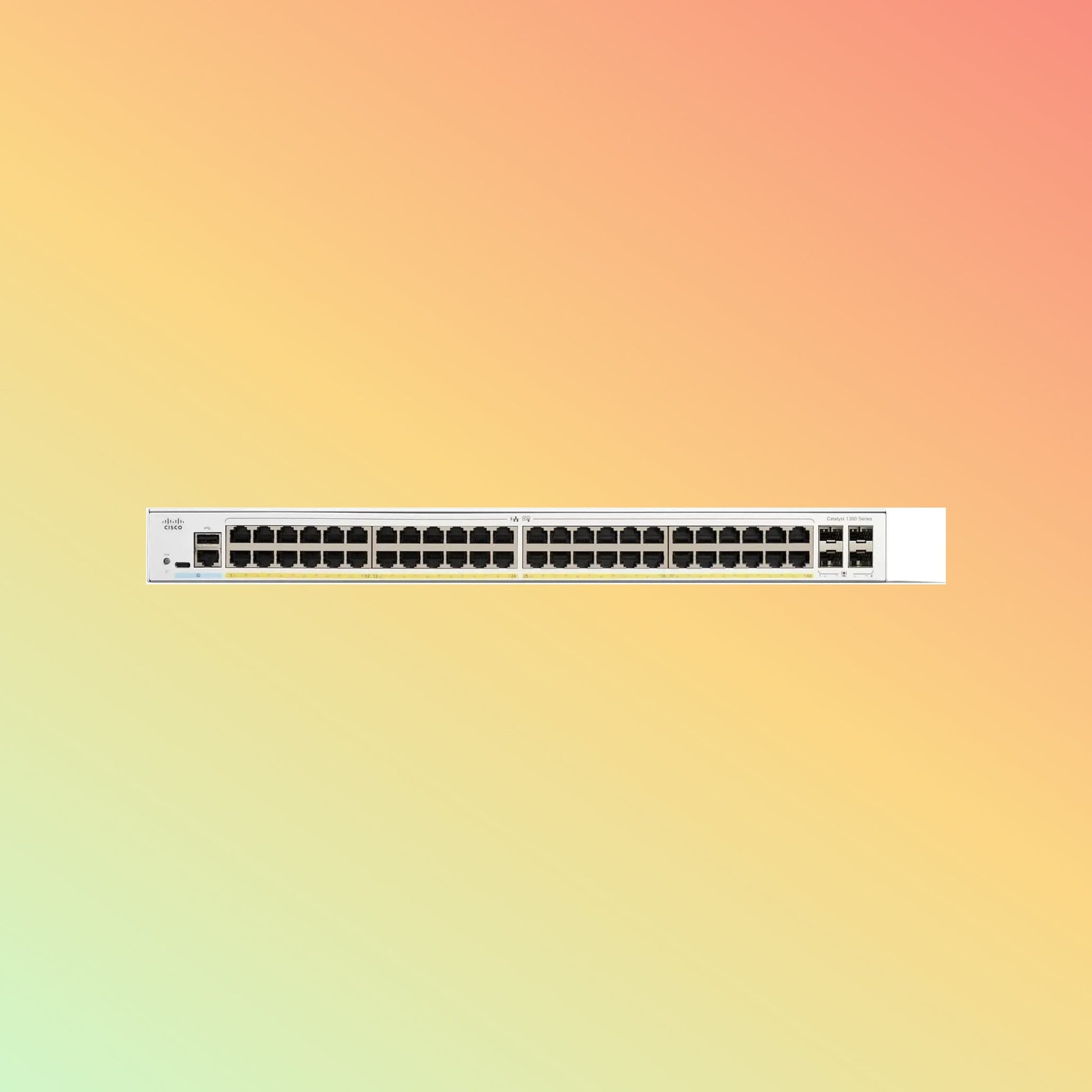 CISCO Catalyst C1300 – 104Gbps, 48xRJ45, 4xSFP, Managed PoE - NEOTECH