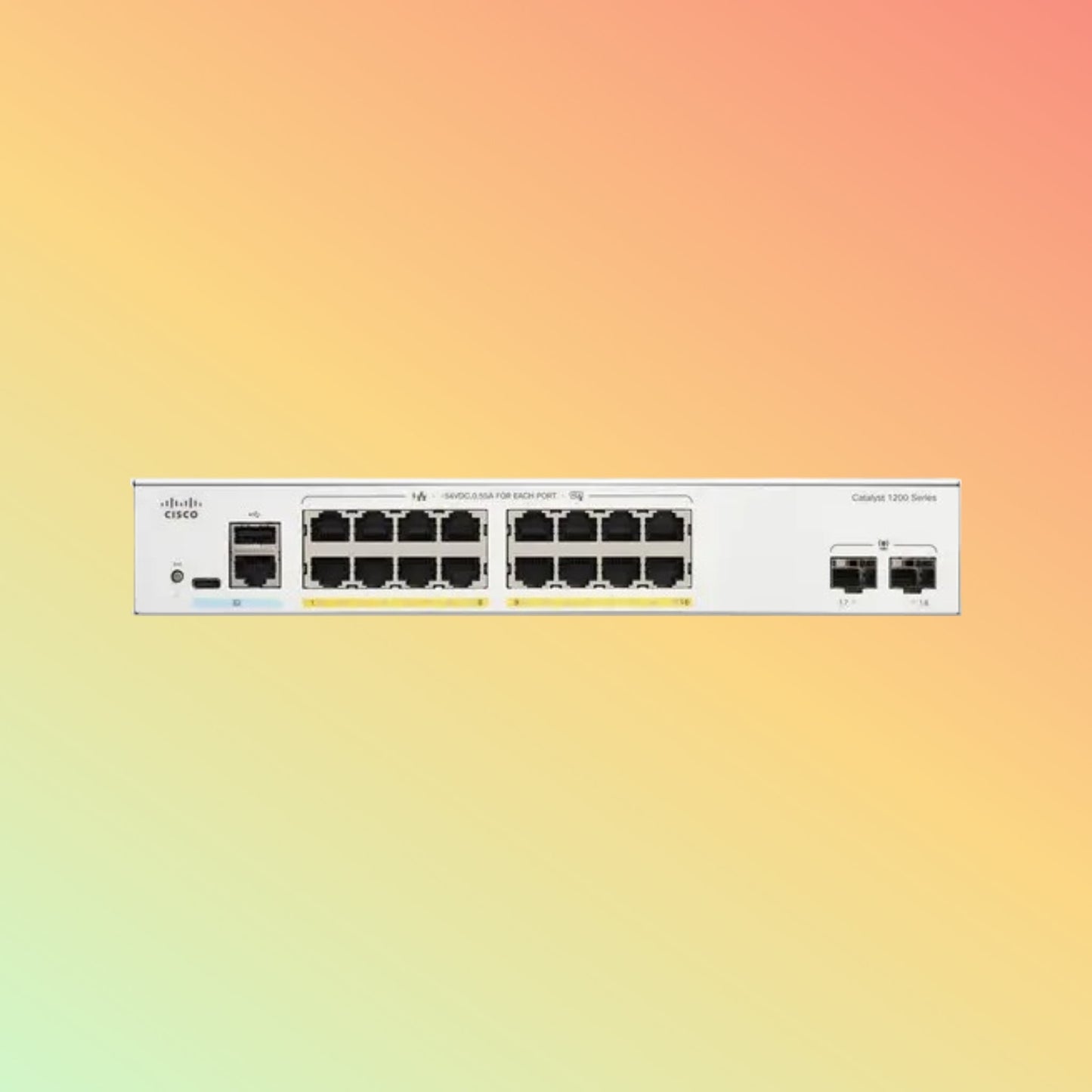 CISCO Catalyst C1300 – 128Gbps, 24xRJ45, 4xSFP+, 195W PoE - NEOTECH