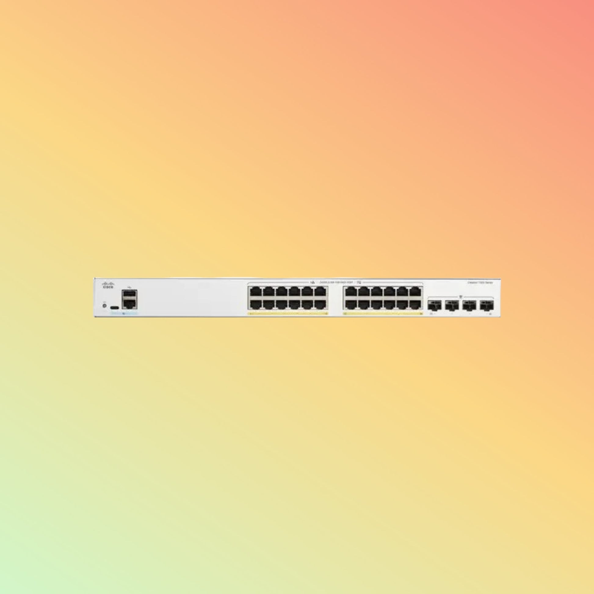 CISCO Catalyst C1300 – 56Gbps, 24xRJ45, 4xSFP, 375W PoE - NEOTECH