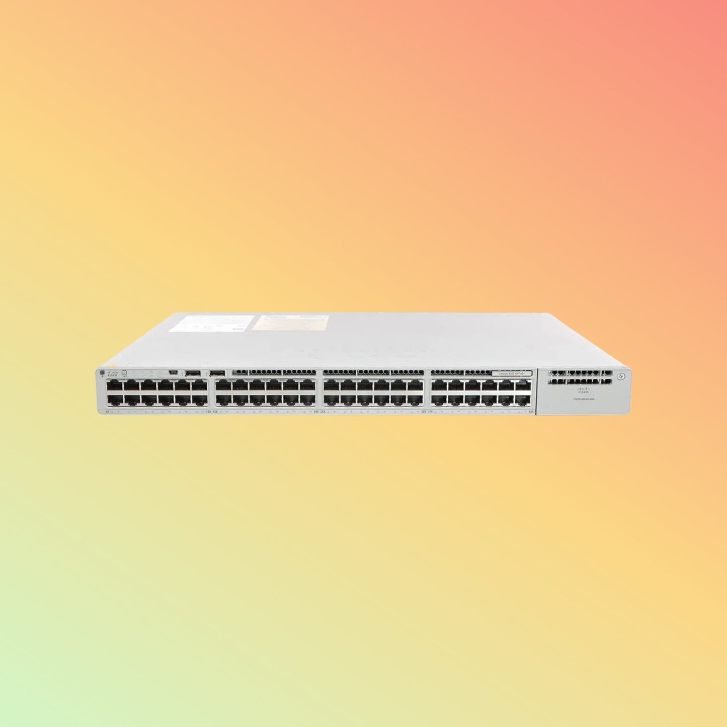 CISCO Catalyst C9200 – 400Gbps, 48xRJ45, 740W PoE, Essentials - NEOTECH