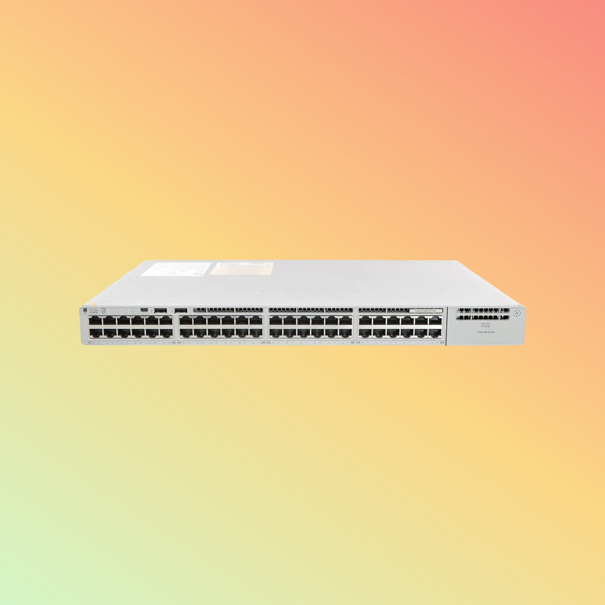 CISCO Catalyst C9200 – 400Gbps, 48xRJ45, 740W PoE, Essentials - NEOTECH
