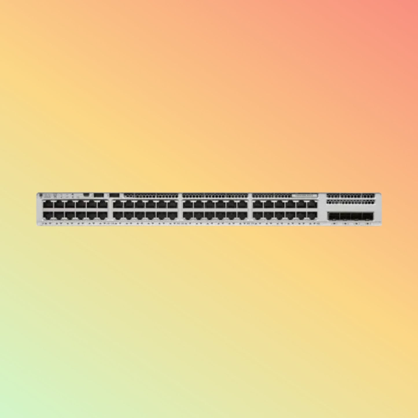 CISCO Catalyst C9200L Switch - 104 Gbps Switching Capacity, Throughput up to 154.76 Mpps, 48 x RJ45, 4 x uplinks, with Network Advantage - NEOTECH
