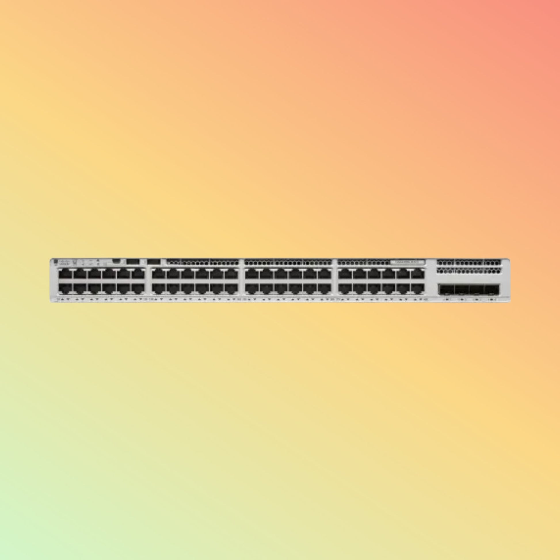CISCO Catalyst C9200L Switch - 104 Gbps Switching Capacity, Throughput up to 154.76 Mpps, 48 x RJ45, With Network Advantage - NEOTECH