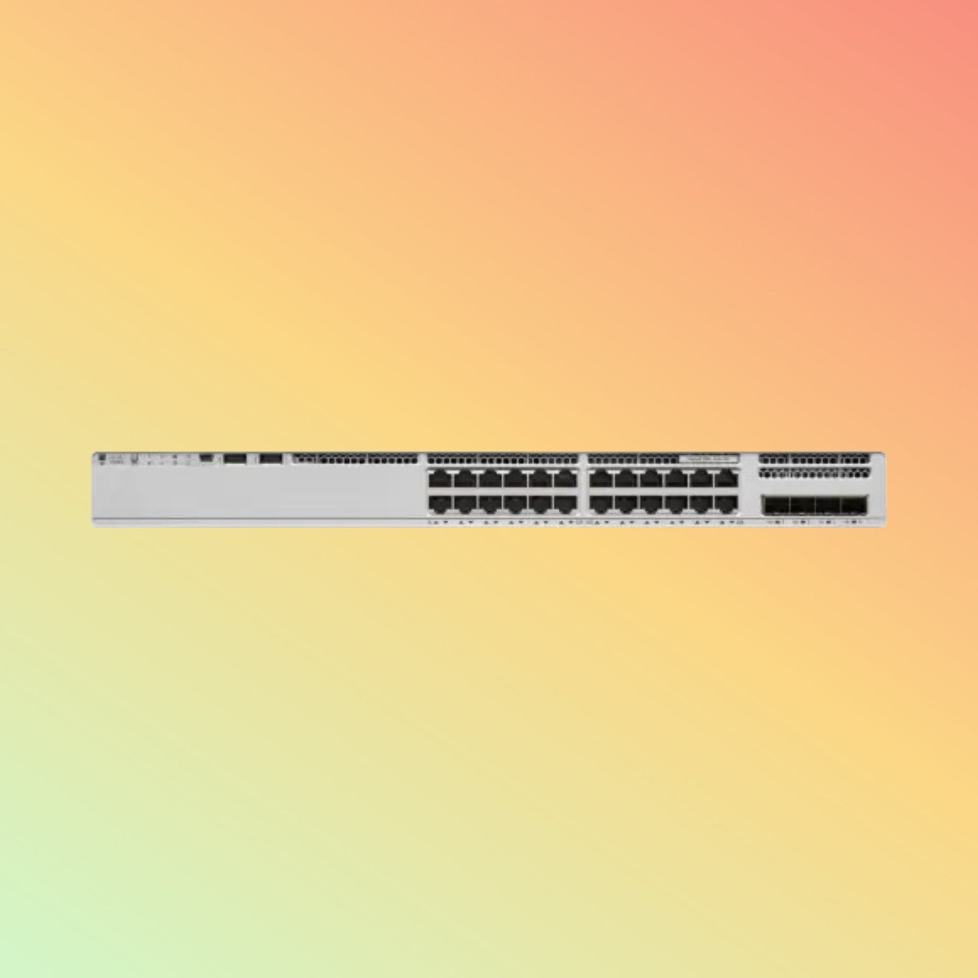 CISCO Catalyst C9200L Switch - 128 Gbps Switching Capacity, Throughput up to 190.4 Mpps, 24 x RJ45, Network Essentials - NEOTECH