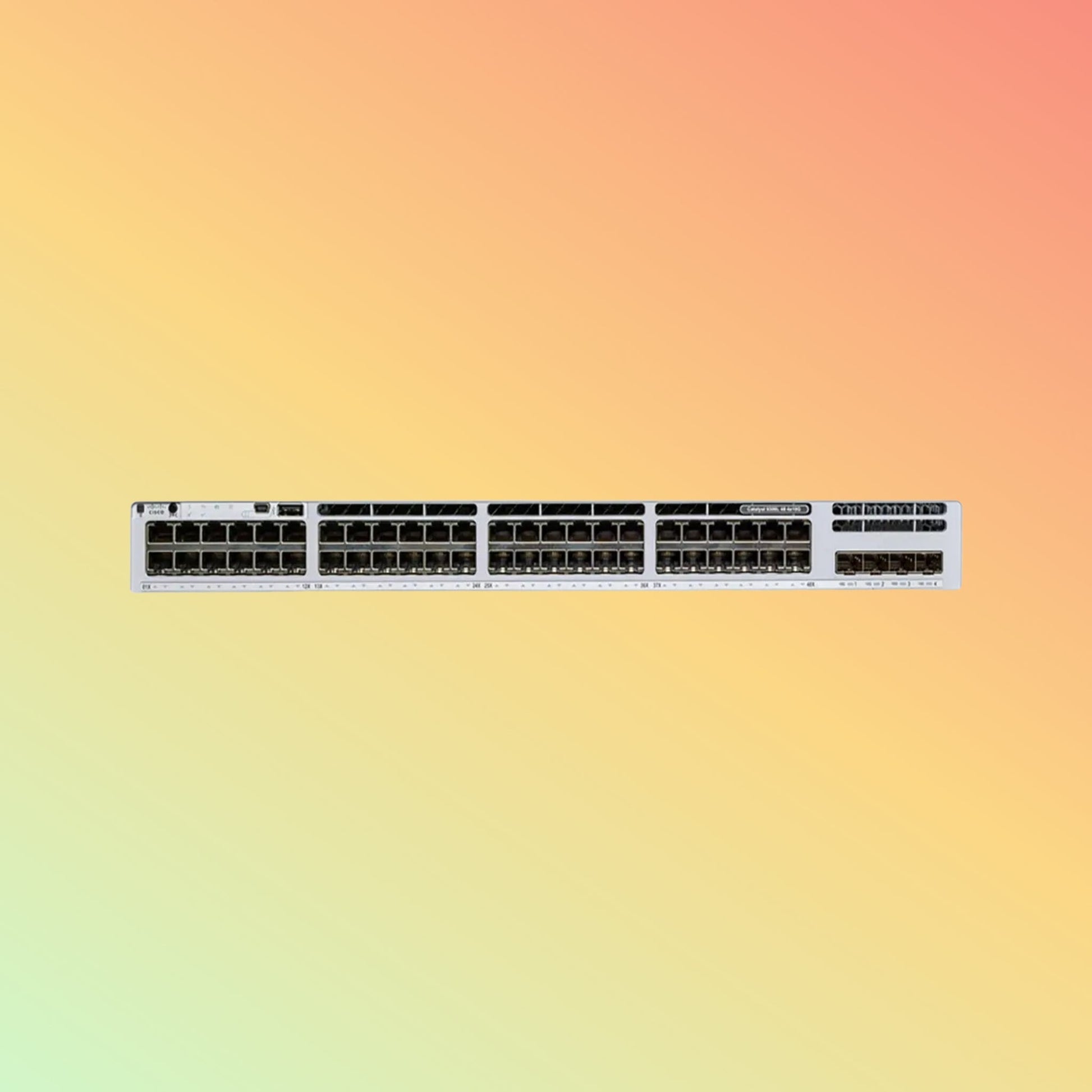 Cisco Catalyst C9300 – 176Gbps, 130.95Mpps, 890W PoE, 48 RJ45, 4 SFP+ Uplinks - NEOTECH