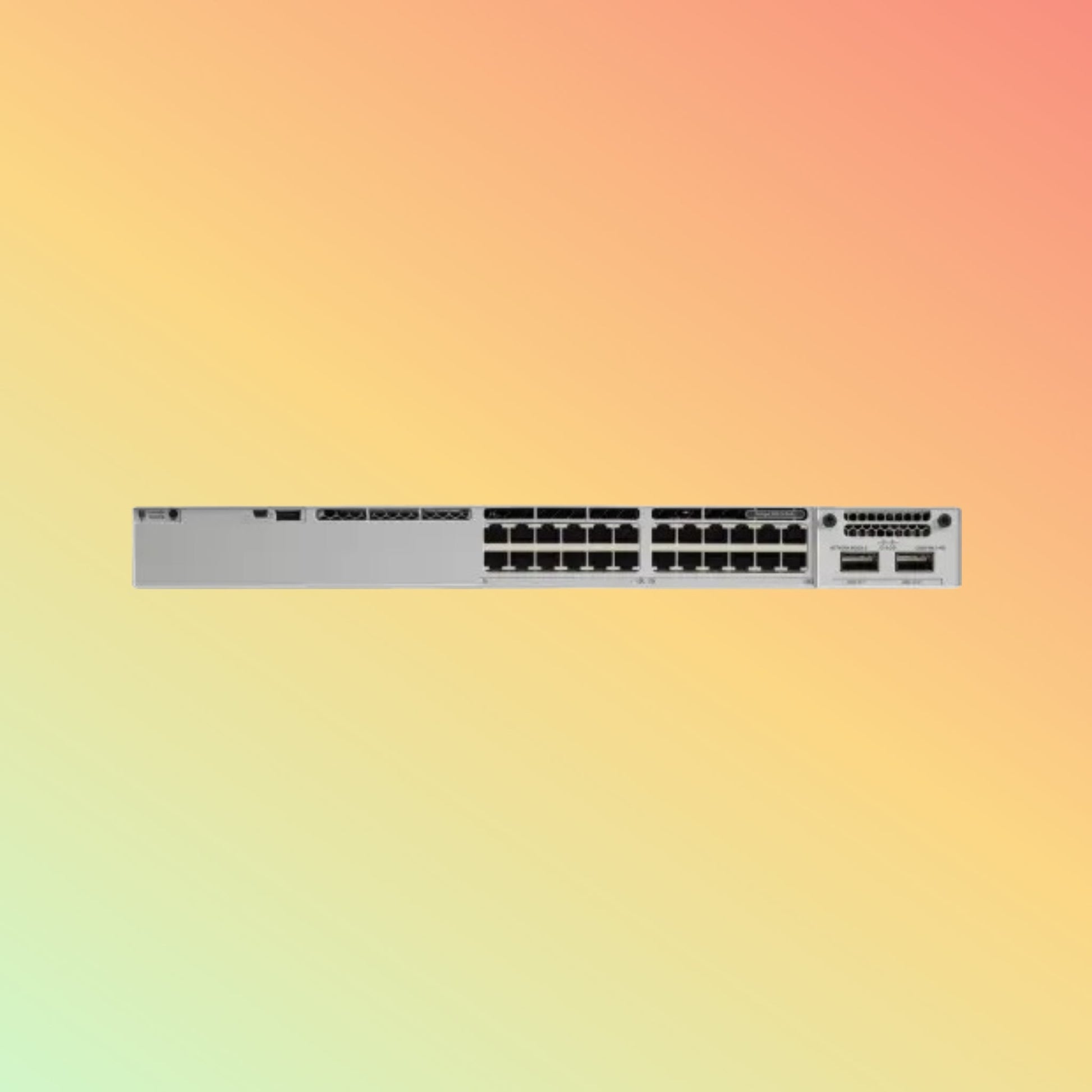 CISCO Catalyst C9300 – 208Gbps, 24xUPOE RJ45, 830W PoE, Essentials - NEOTECH