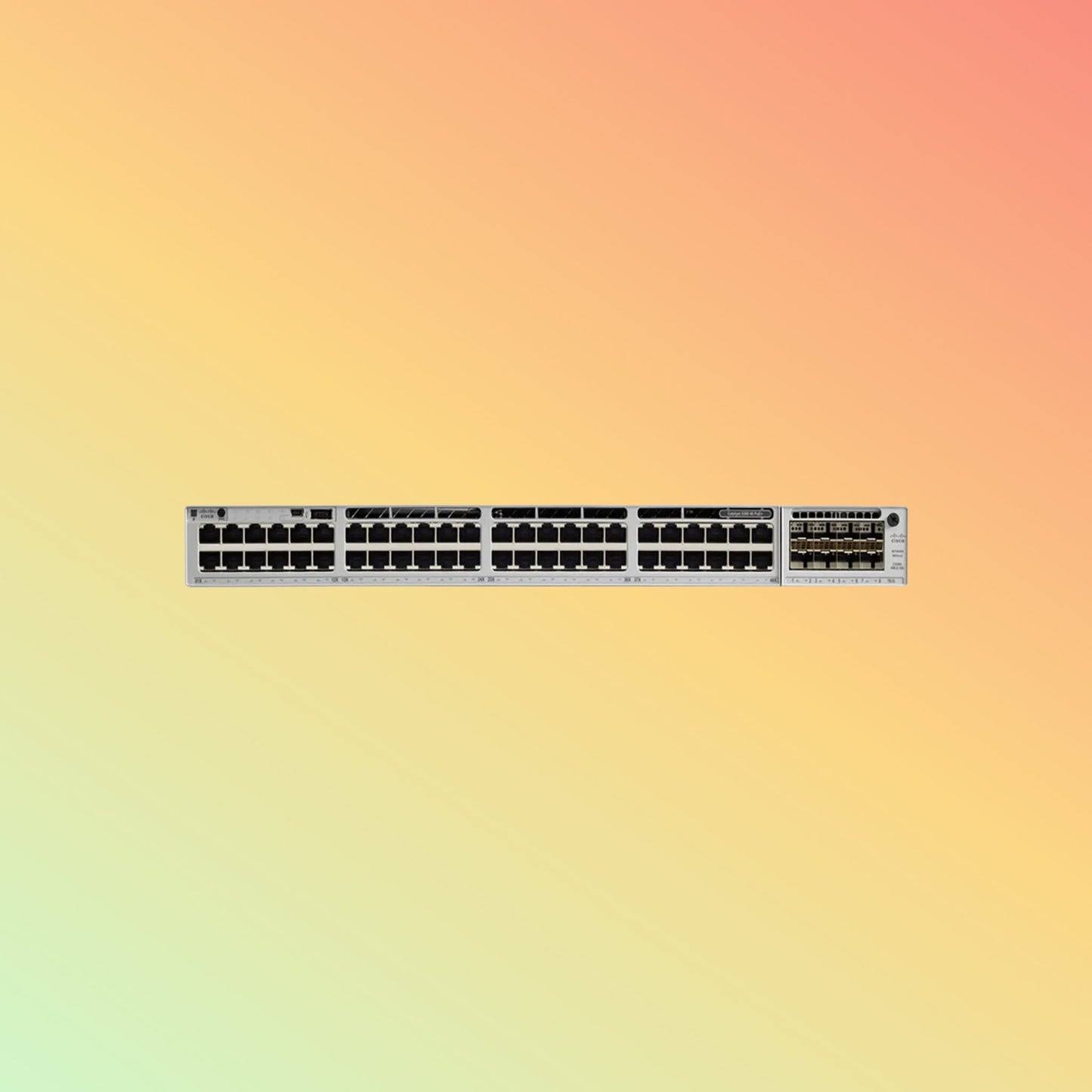 Cisco Catalyst C9300 – 256Gbps, 190.48Mpps, 437W PoE, 48 PoE+ RJ45 Ports - NEOTECH