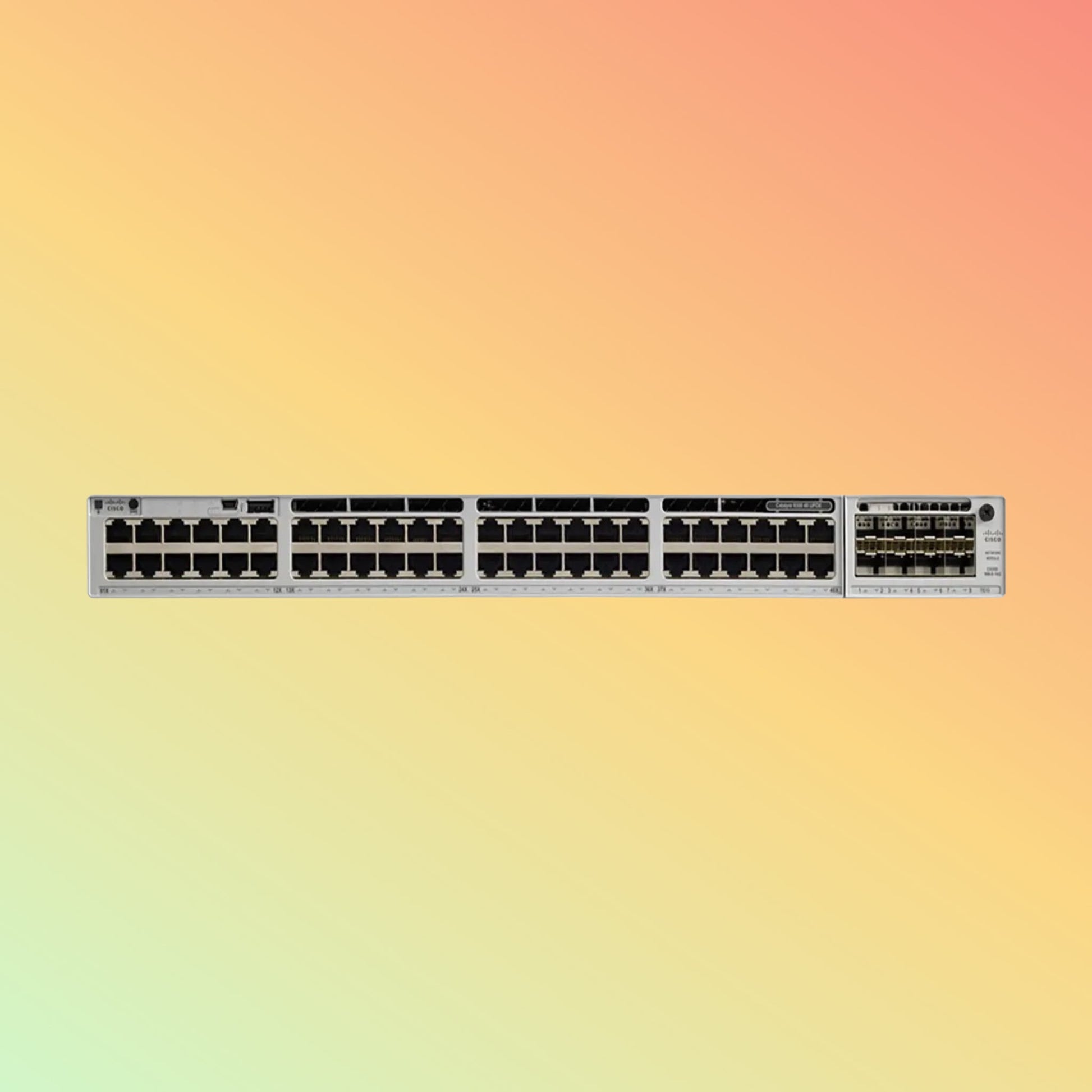 Cisco Catalyst C9300 – 256Gbps, 190.48Mpps, 822W PoE, 48 RJ45 Ports - NEOTECH