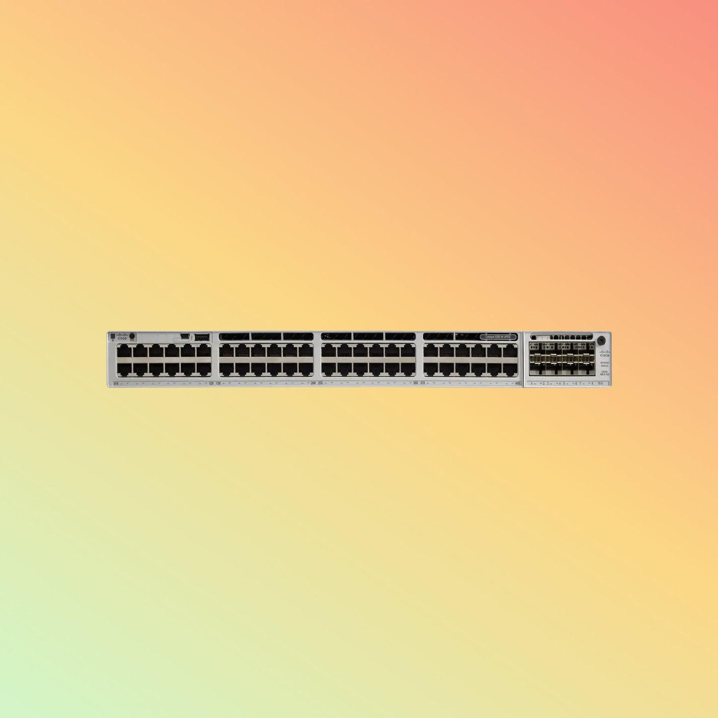 Cisco Catalyst C9300 – 256Gbps, 190.48Mpps, 822W PoE, 48 UPOE RJ45 - NEOTECH