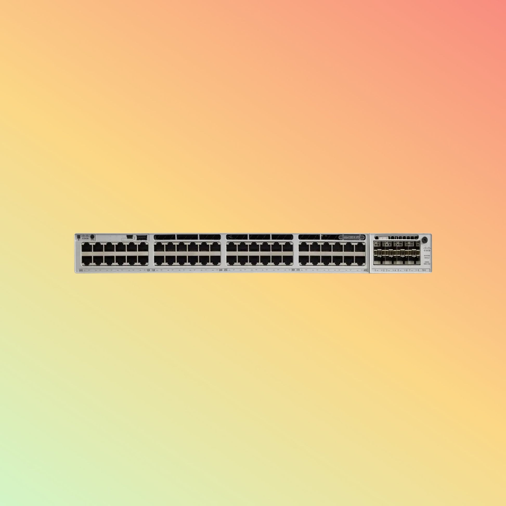 CISCO Catalyst C9300 – 256Gbps, 24xUPOE RJ45, 822W PoE - NEOTECH