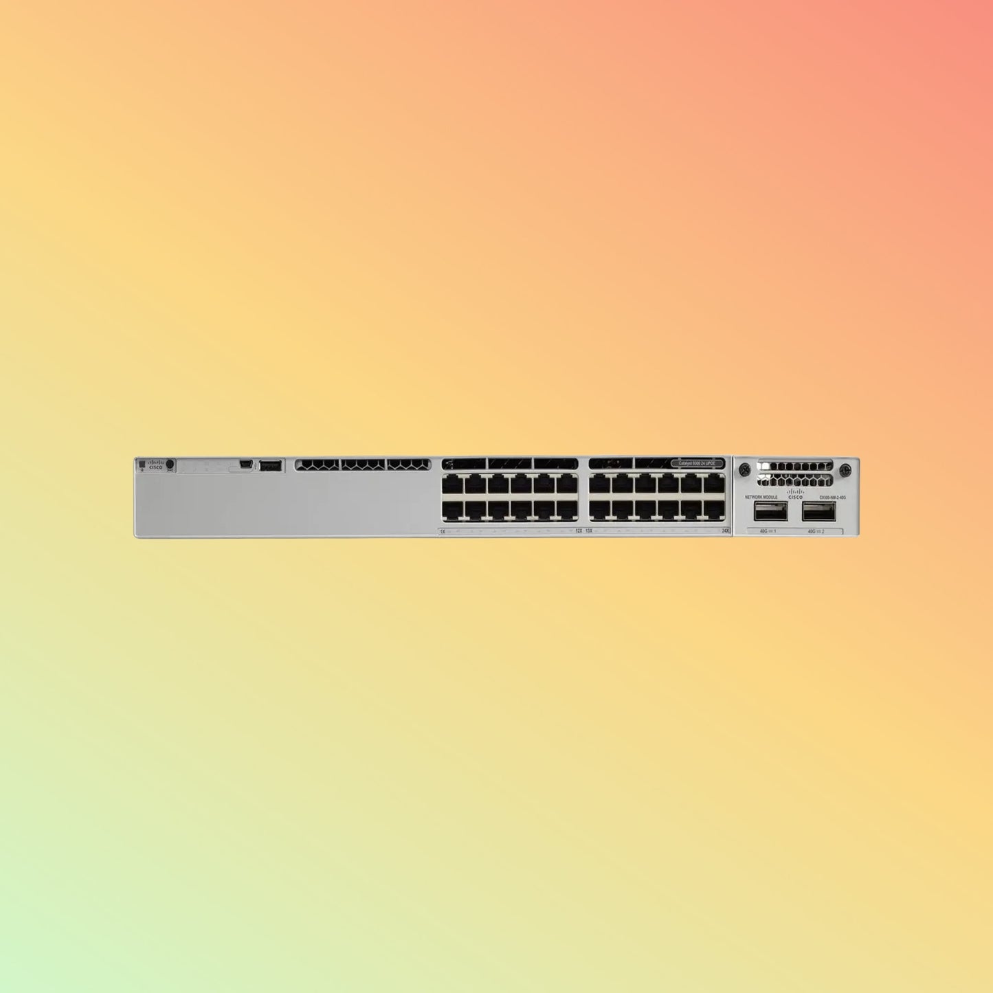 Cisco Catalyst C9300 – 640Gbps, 476.19Mpps, 560W PoE, 24 UPOE RJ45 - NEOTECH