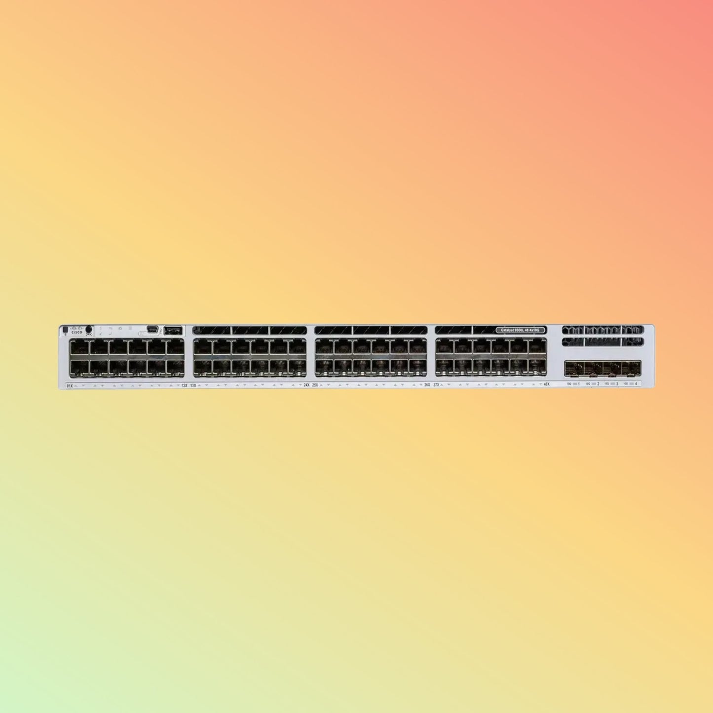 CISCO Catalyst C9300L – 104Gbps, 48xPoE+ RJ45, 4xSFP, 890W PoE - NEOTECH