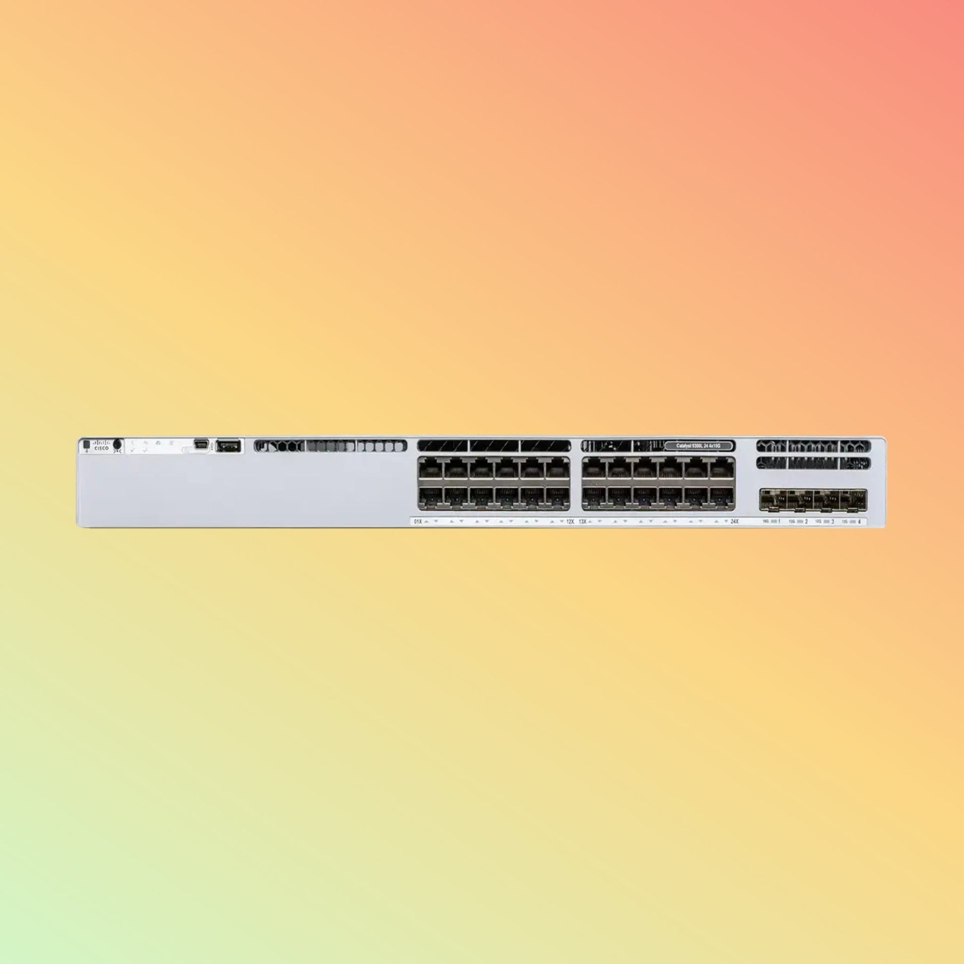 CISCO Catalyst C9300L – 128Gbps, 24xRJ45, 4xSFP+ Uplink - NEOTECH