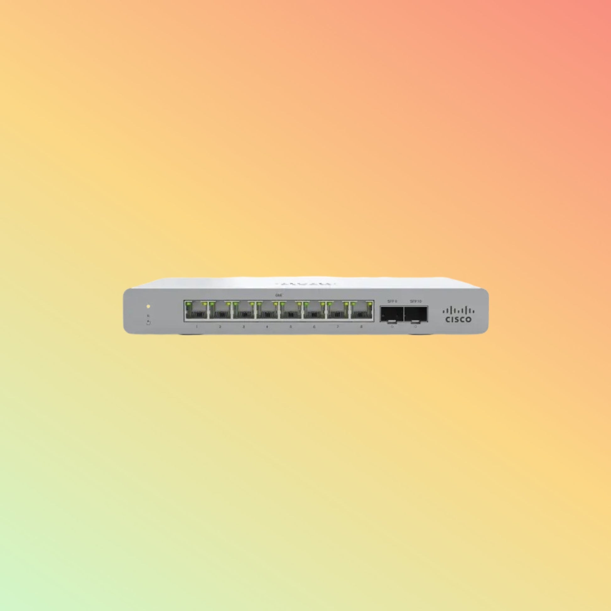 Cisco Meraki MS120 – 20Gbps, 14.88Mpps, 8 RJ45, 2 SFP Ports - NEOTECH