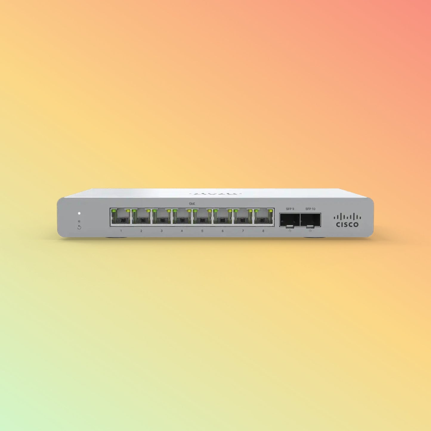 CISCO Meraki MS120 Managed Switch - 20 Gbps Switching Capacity, Throughput up to 14.88 Mpps, 124W PoE Capability, 8 x RJ45, 2 x SFP - NEOTECH