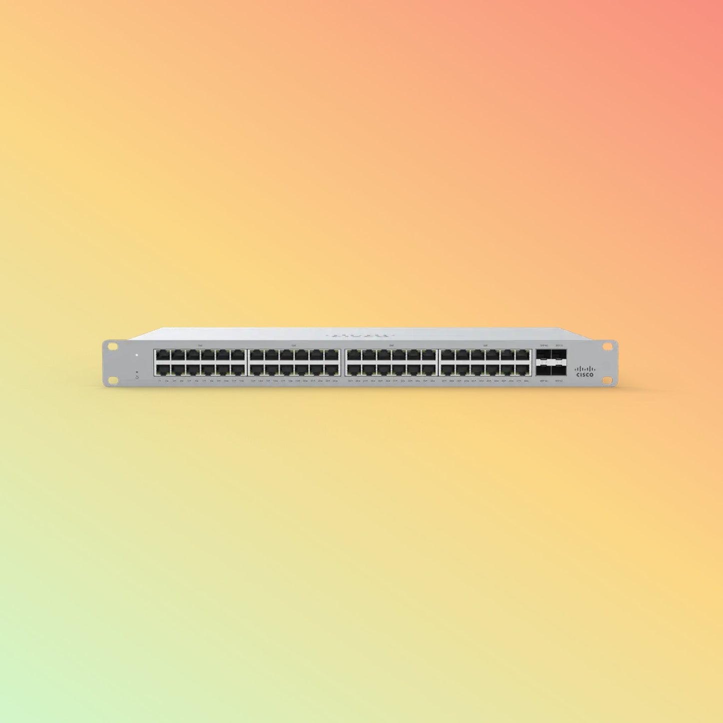 CISCO Meraki MS120 Switch - 104 Gbps Switching capacity, Throughput up to 77.38 Mpps, 740W PoE Capability, 48 x PoE RJ45, 4 x SFP - NEOTECH