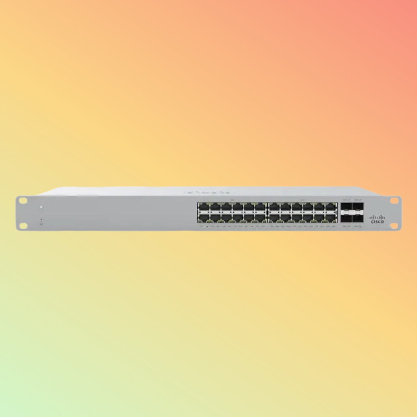 CISCO Meraki MS125 Switch - 128 Gbps Switching capacity, Throughput up to 95.23 Mpps, 370W PoE Capability, 24 x RJ45, 4 x SFP+ - NEOTECH