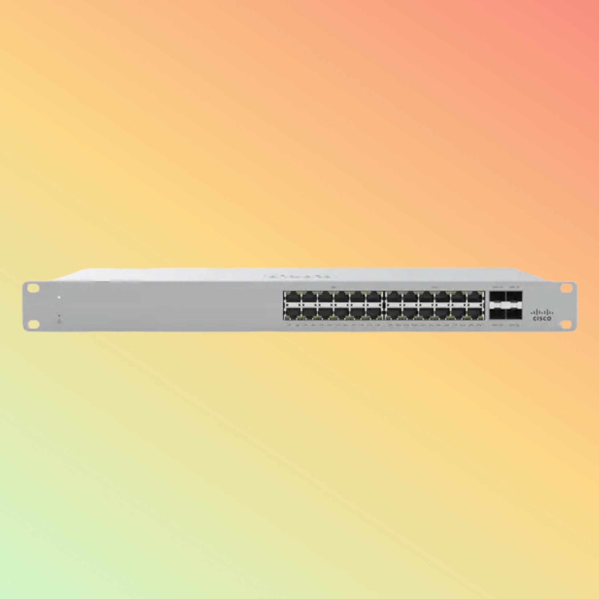 CISCO Meraki MS125 Switch - 128 Gbps Switching capacity, Throughput up to 95.23 Mpps, 370W PoE Capability, 24 x RJ45, 4 x SFP+ - NEOTECH