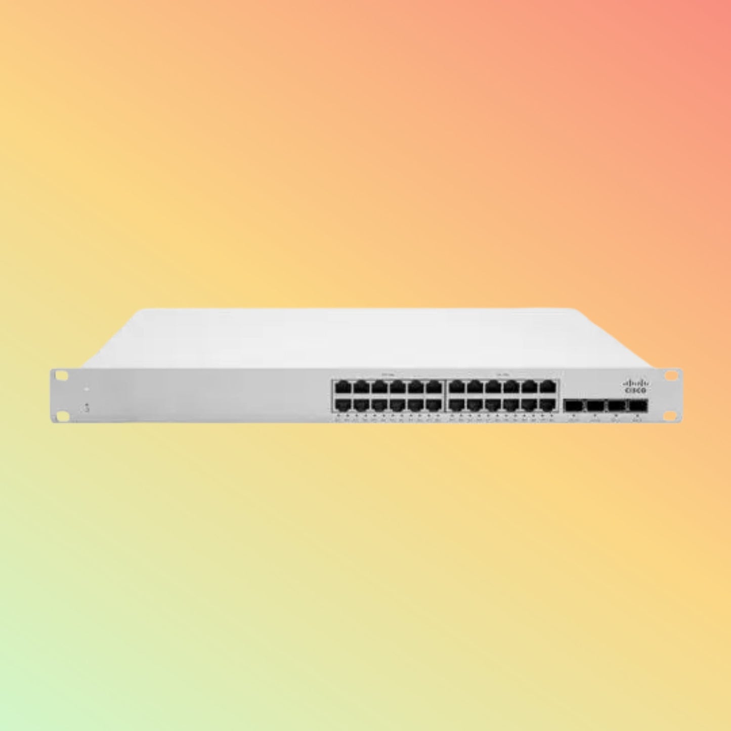 CISCO Meraki MS250 Switch - 128 Gbps Switching Capacity, Throughput up to 95.24 Mpps, 24 x RJ45, 4 x SFP+ uplink - NEOTECH