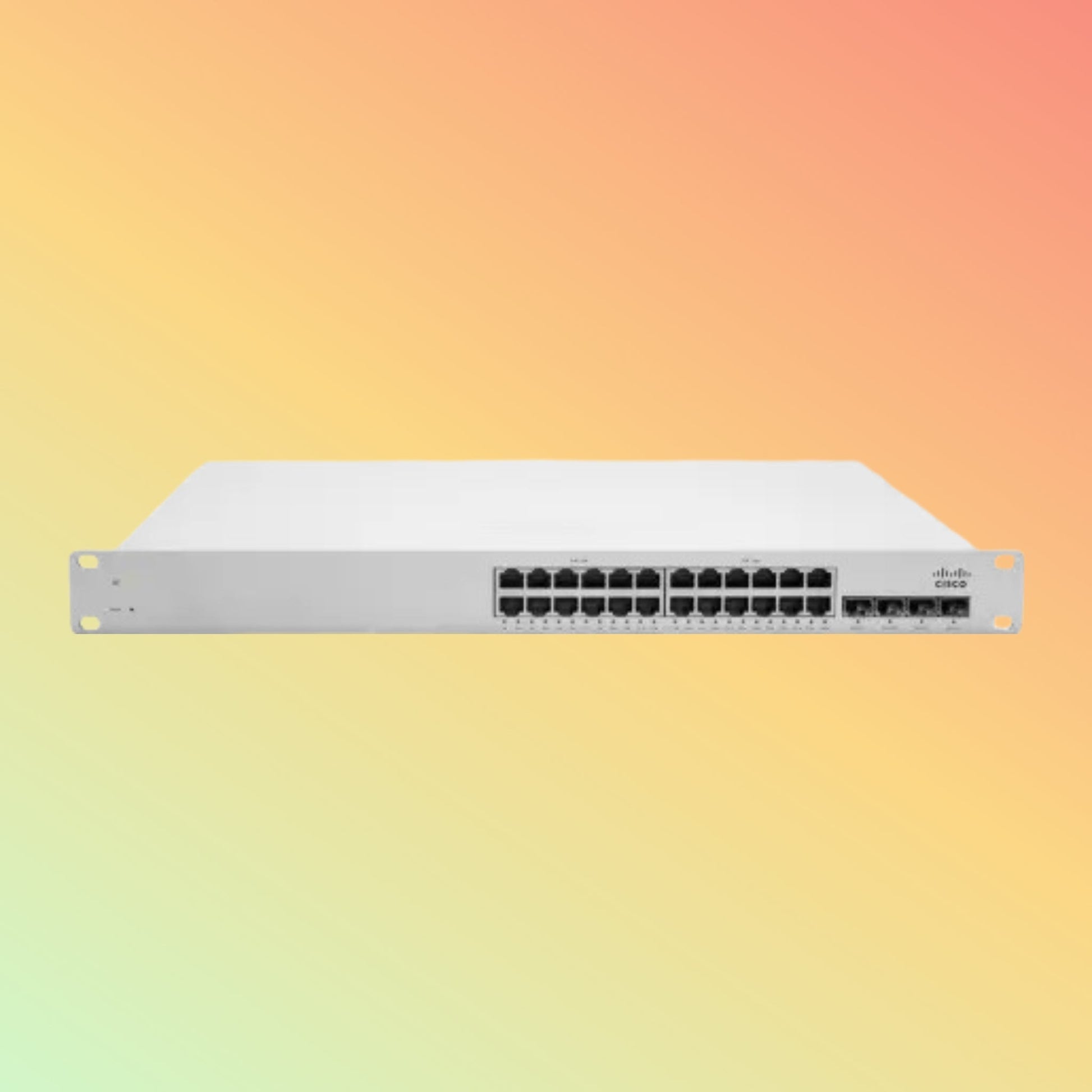CISCO Meraki MS350 Switch - 128 Gbps Switching capacity, Throughput up to 95.24 Mpps, 24 x RJ45, 4 x SFP+ uplink - NEOTECH