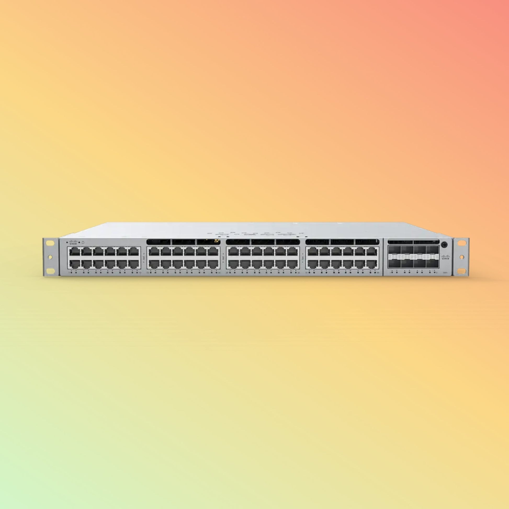 CISCO Meraki MS390 Switch - 256 Gbps Switching capacity, Throughput up to 190.48 Mpps, 822W PoE Capability, 48 x UPOE RJ45 - NEOTECH