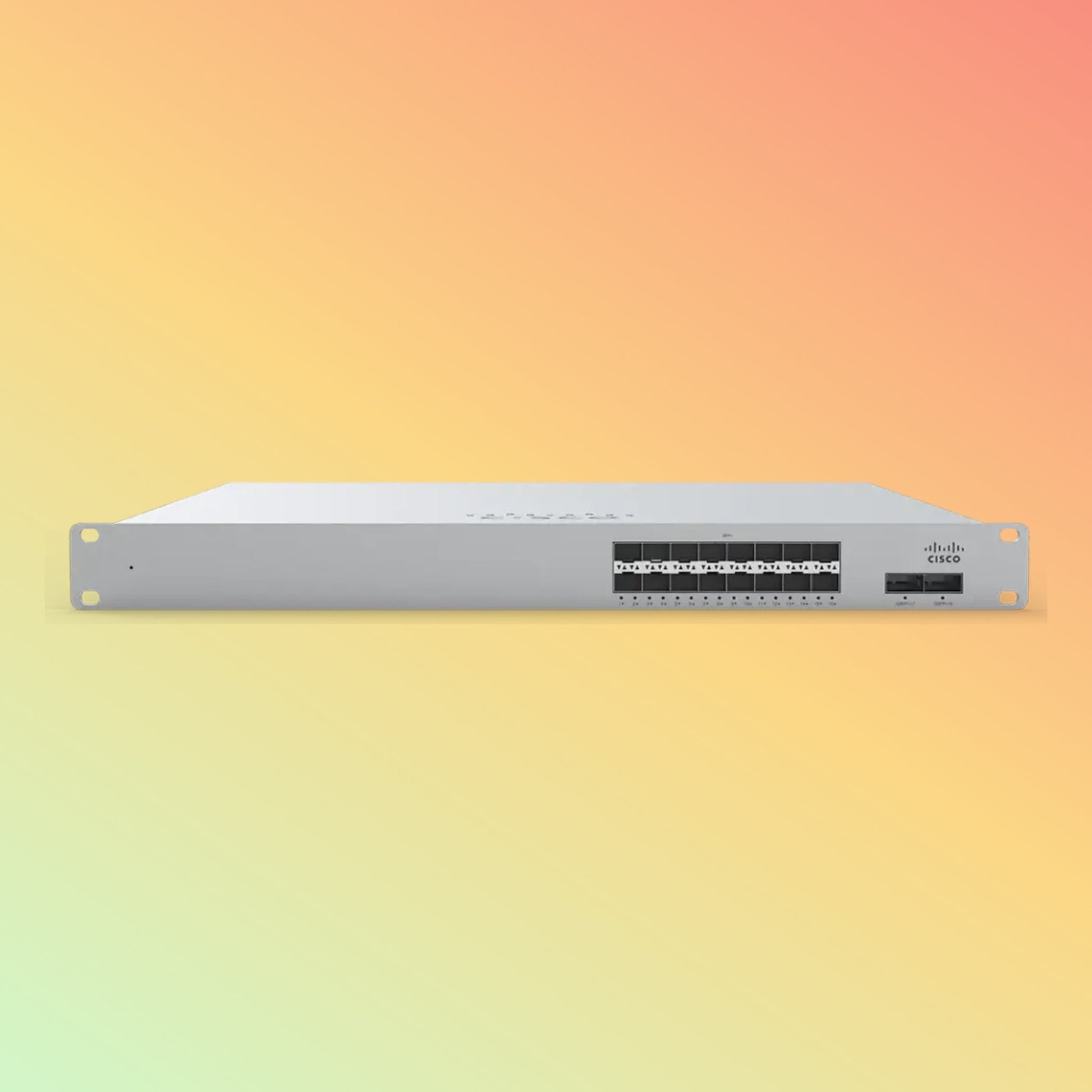 CISCO Meraki MS425 Switch - 480 Gbps Switching capacity, Throughput up to 160 Gbps, 16 x SFP+ RJ45, 2 x QSFP+ uplink - NEOTECH