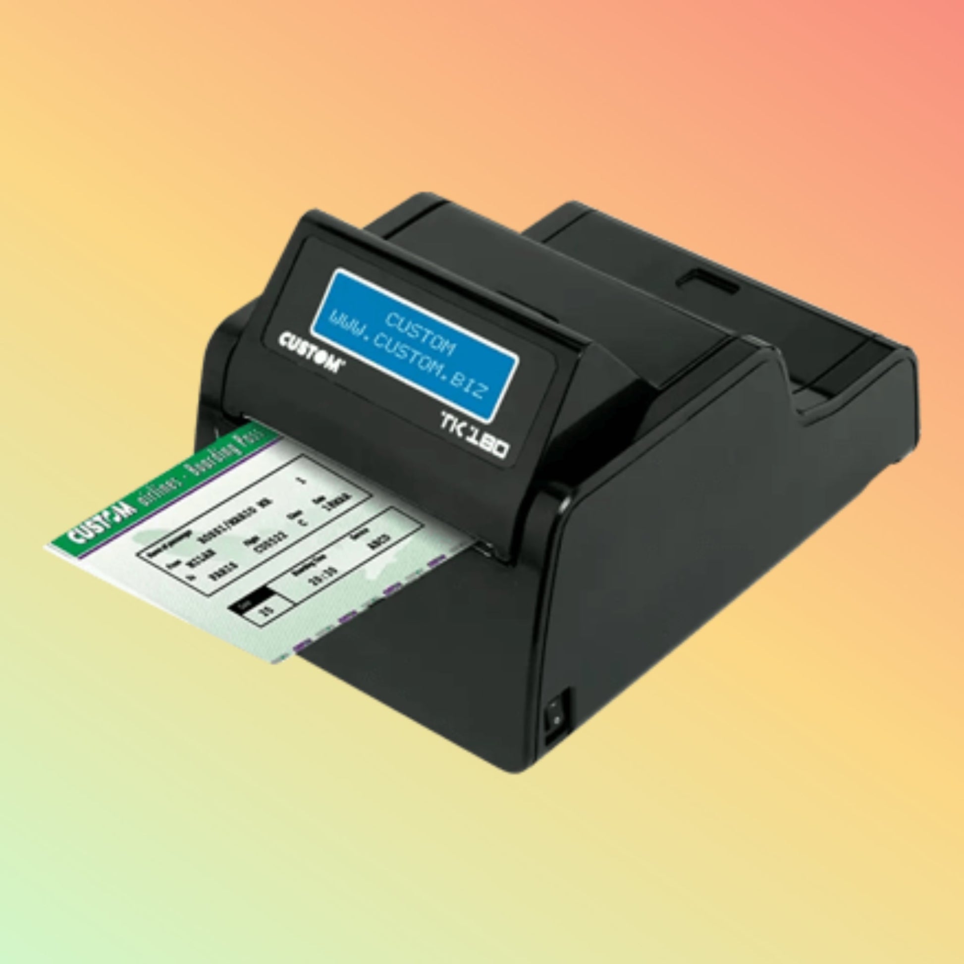 Custom TK202III Metal Boarding Pass & Baggage Tag Printer - NEOTECH