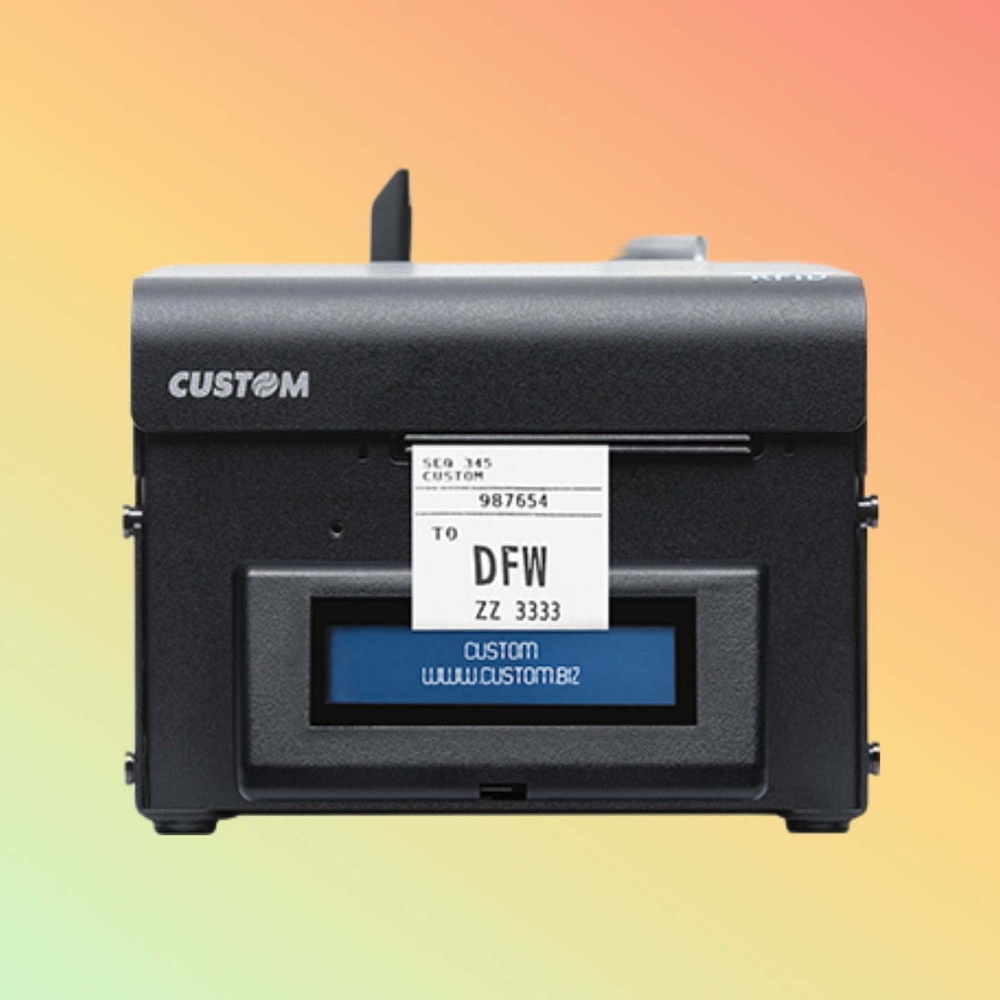 Custom TK302III MetalBoarding Pass And Baggage Tag Printer With Strong Auto - Cutter - NEOTECH