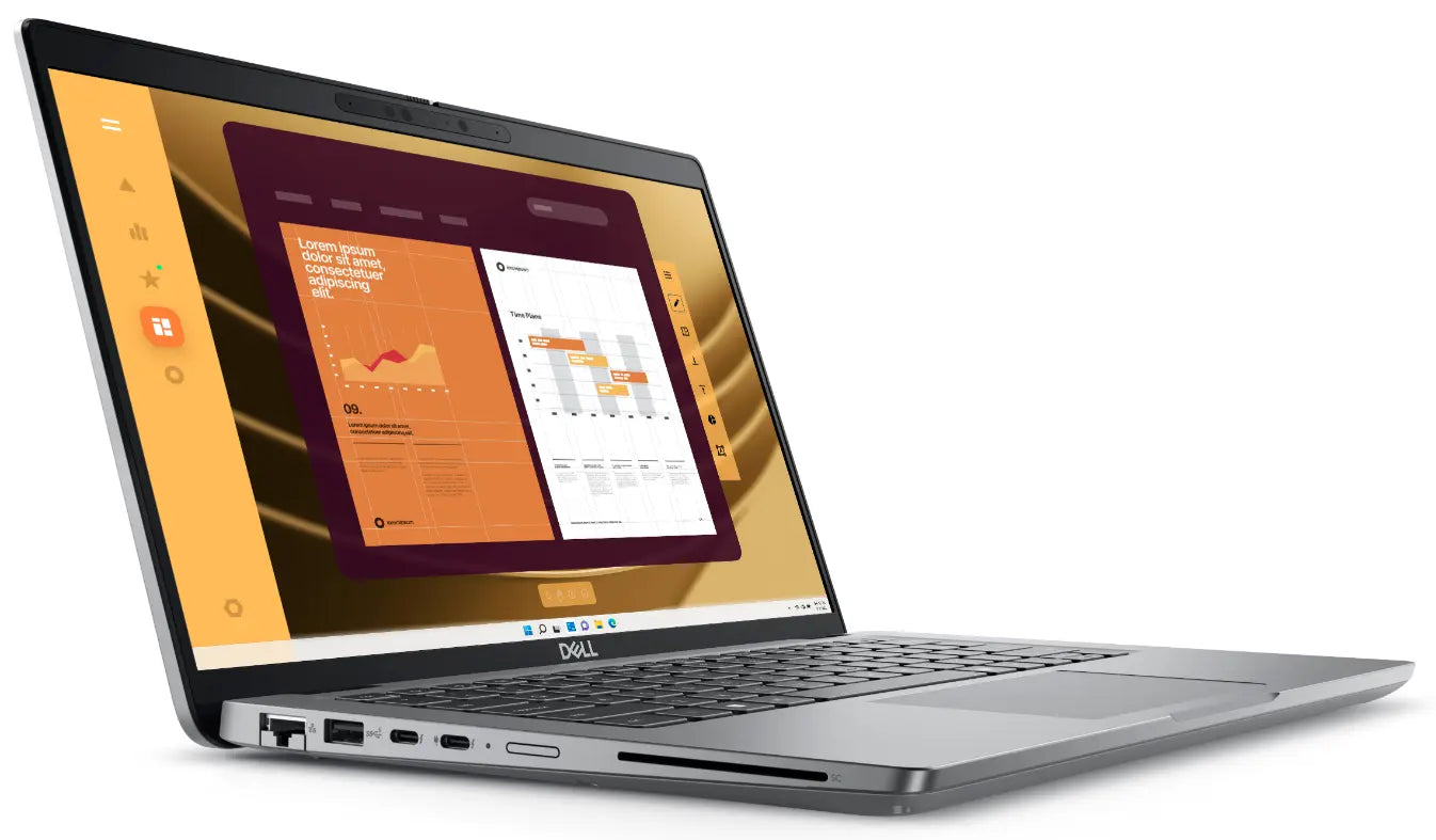 كمبيوتر محمول DELL LATITUDE 5450 (2024) - سلسلة 1 Ultra 7-155U vPro، سعة 16 جيجابايت، قرص SSD سعة 512 جيجابايت، شاشة 14 بوصة FHD