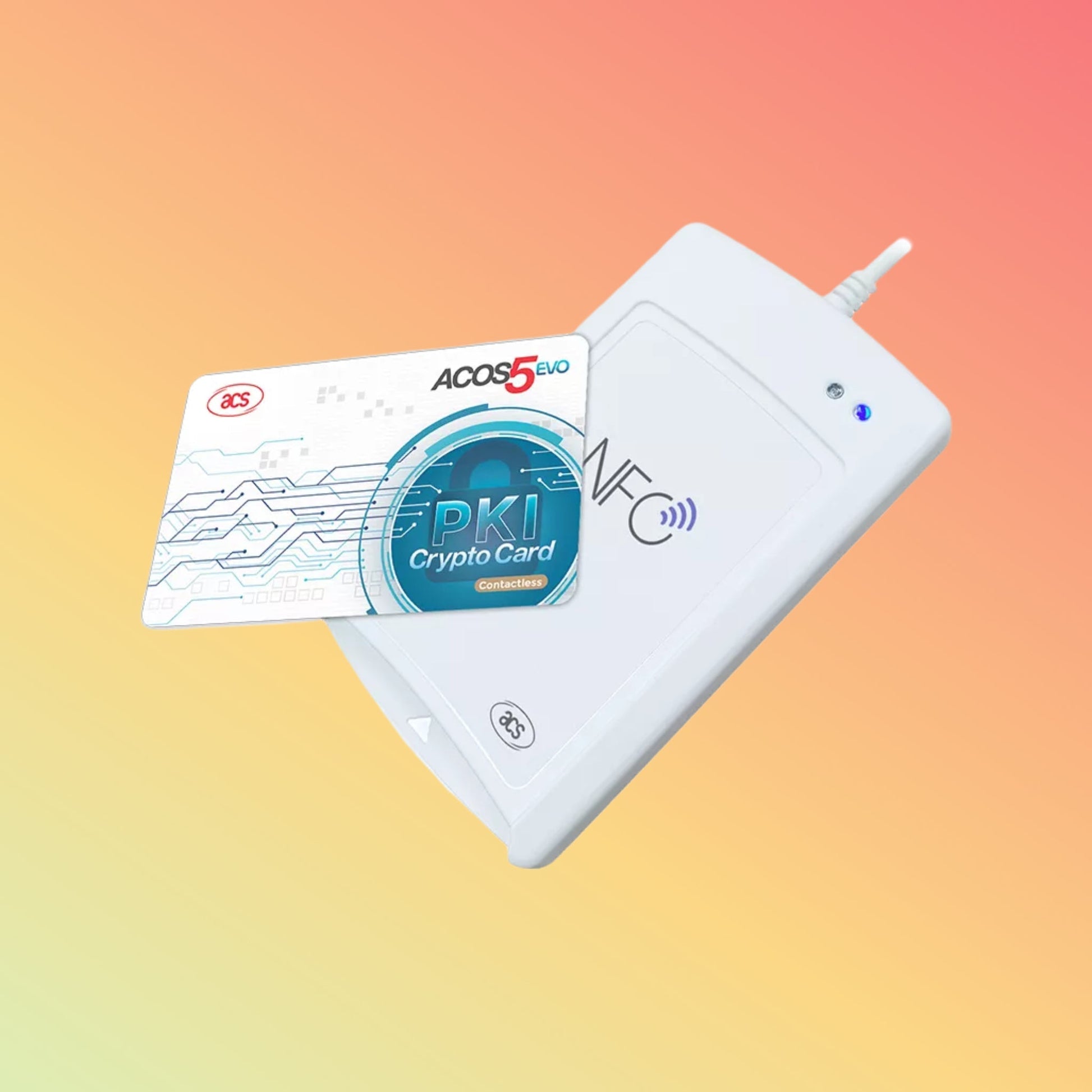 DualBoost III USB Dual Interface Contact & Contactless Smart Card Reader ACR1581U - C1 - NEOTECH