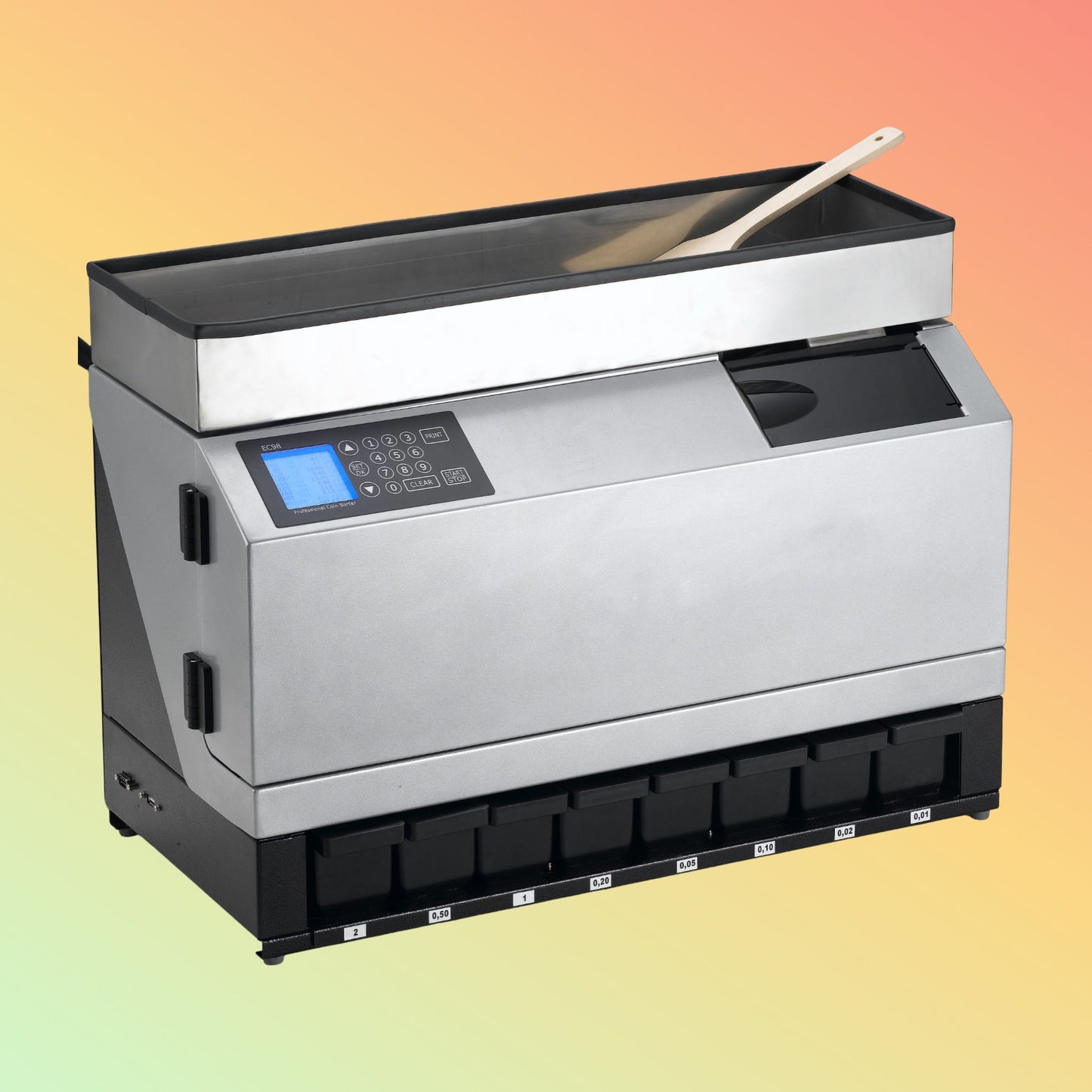 EasyCount EC98 Professional High Speed Coin Counter and Sorter - NEOTECH