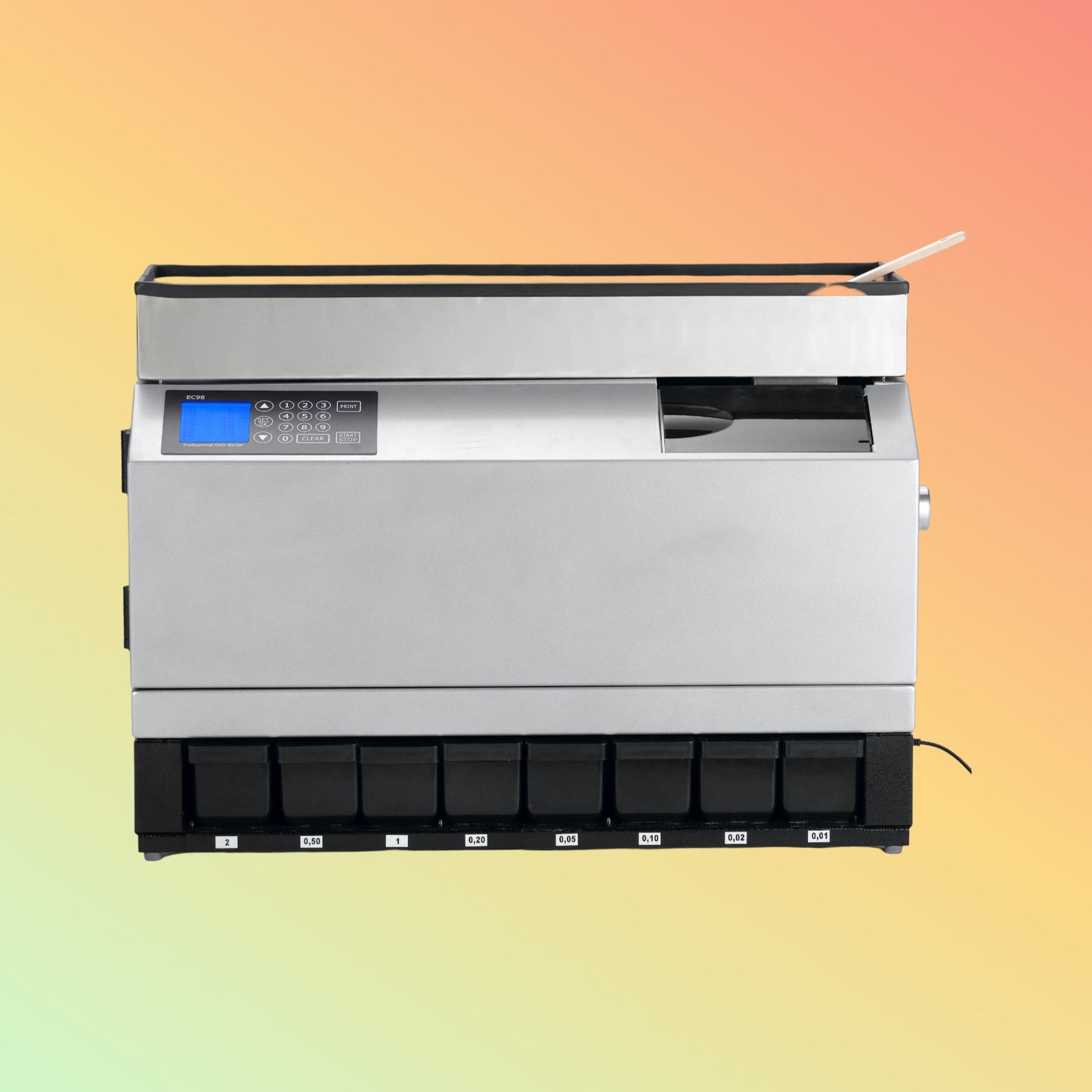 EasyCount EC98 Professional High Speed Coin Counter and Sorter - NEOTECH