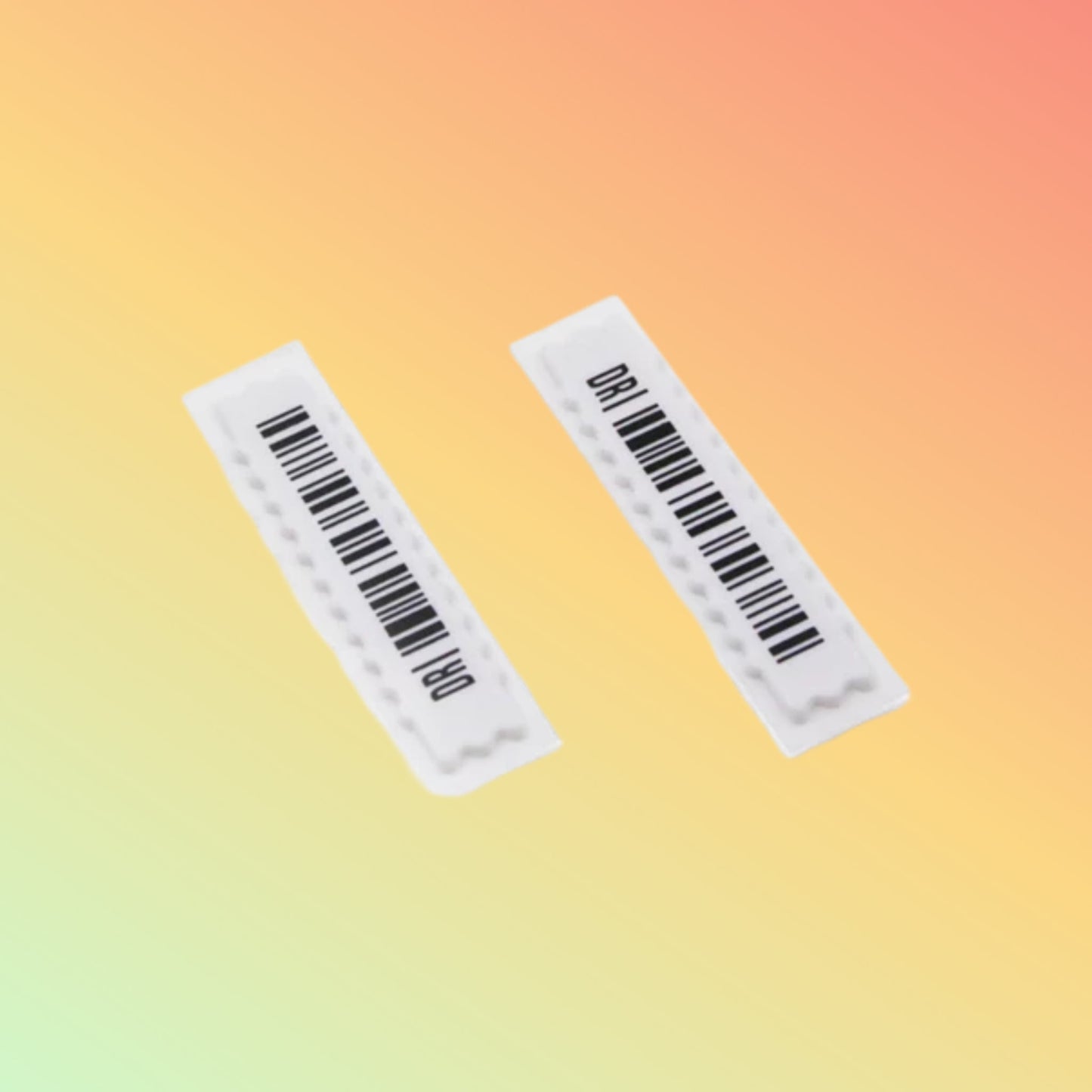 Epowsens AM007 wavy edge AM label barcode white 58KHz - NEOTECH