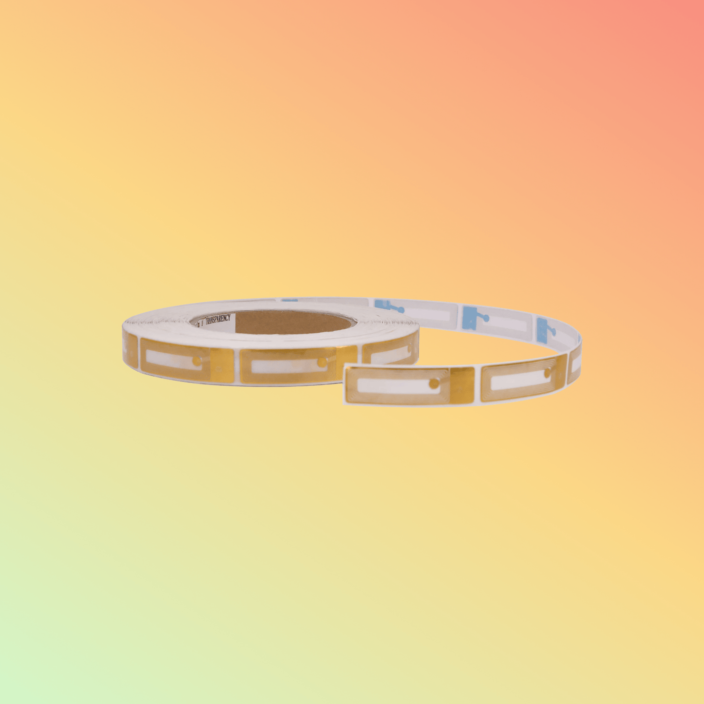 Epowsens RF1552 - Customizable EAS RF Label, Transparent White for Cosmetic Security - NEOTECH