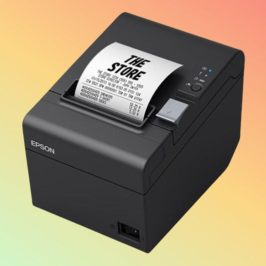 Epson TM-T20III POS receipt printer side view – compact thermal printer black model UAE