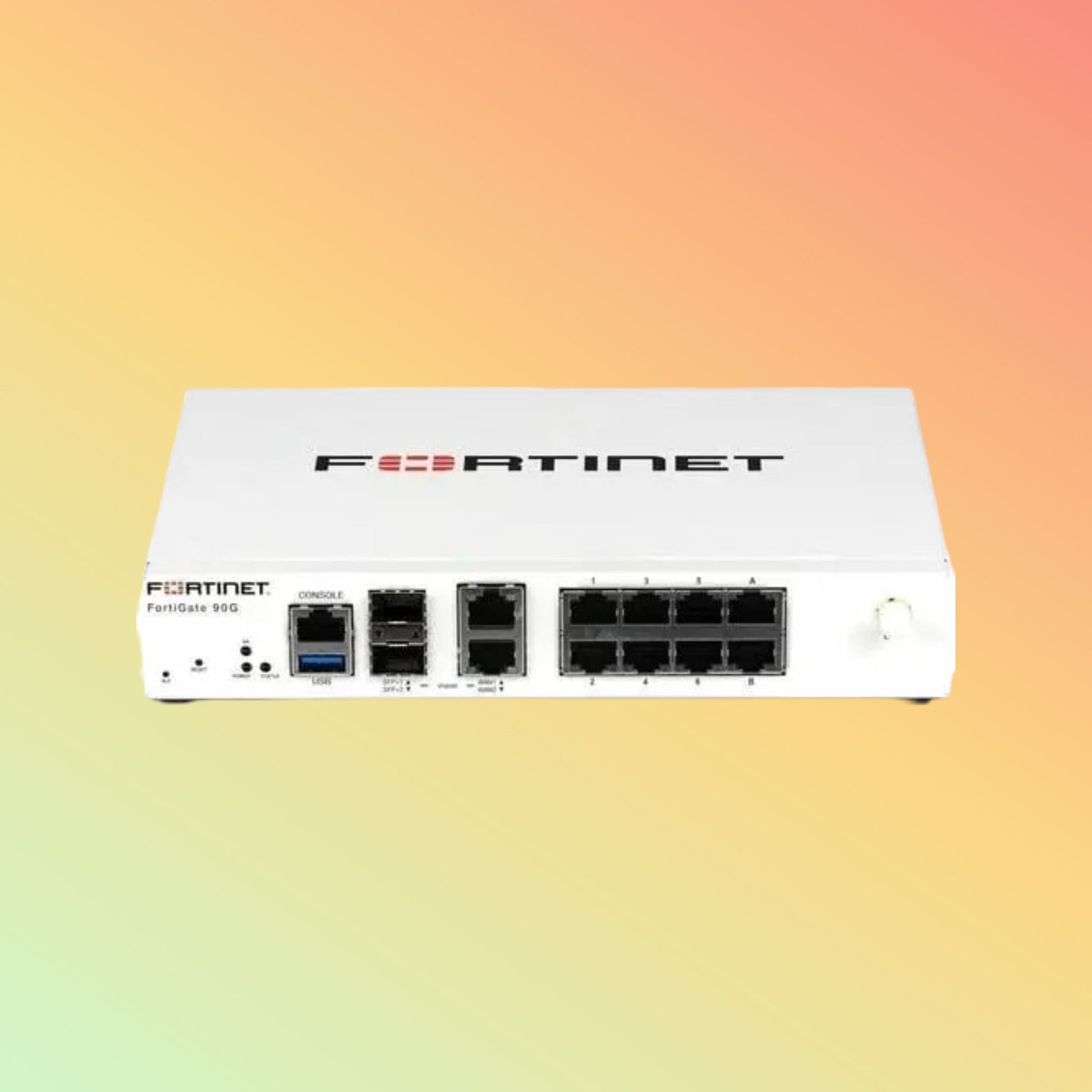 Fortinet FG - 90G NGFW, 27.9Gbps, Content Security, 2500 VPN, 10 Ports - NEOTECH