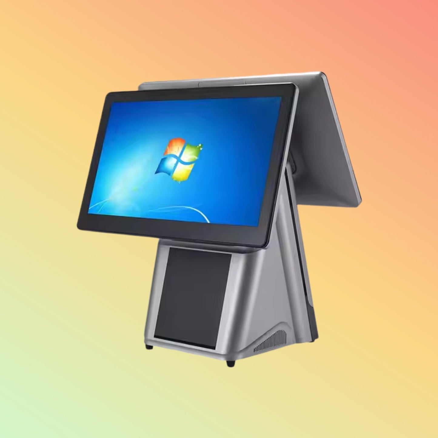 Geesung 15 Inch Touch POS Machine POS Retail Systems With VFD Customer Display - NEOTECH