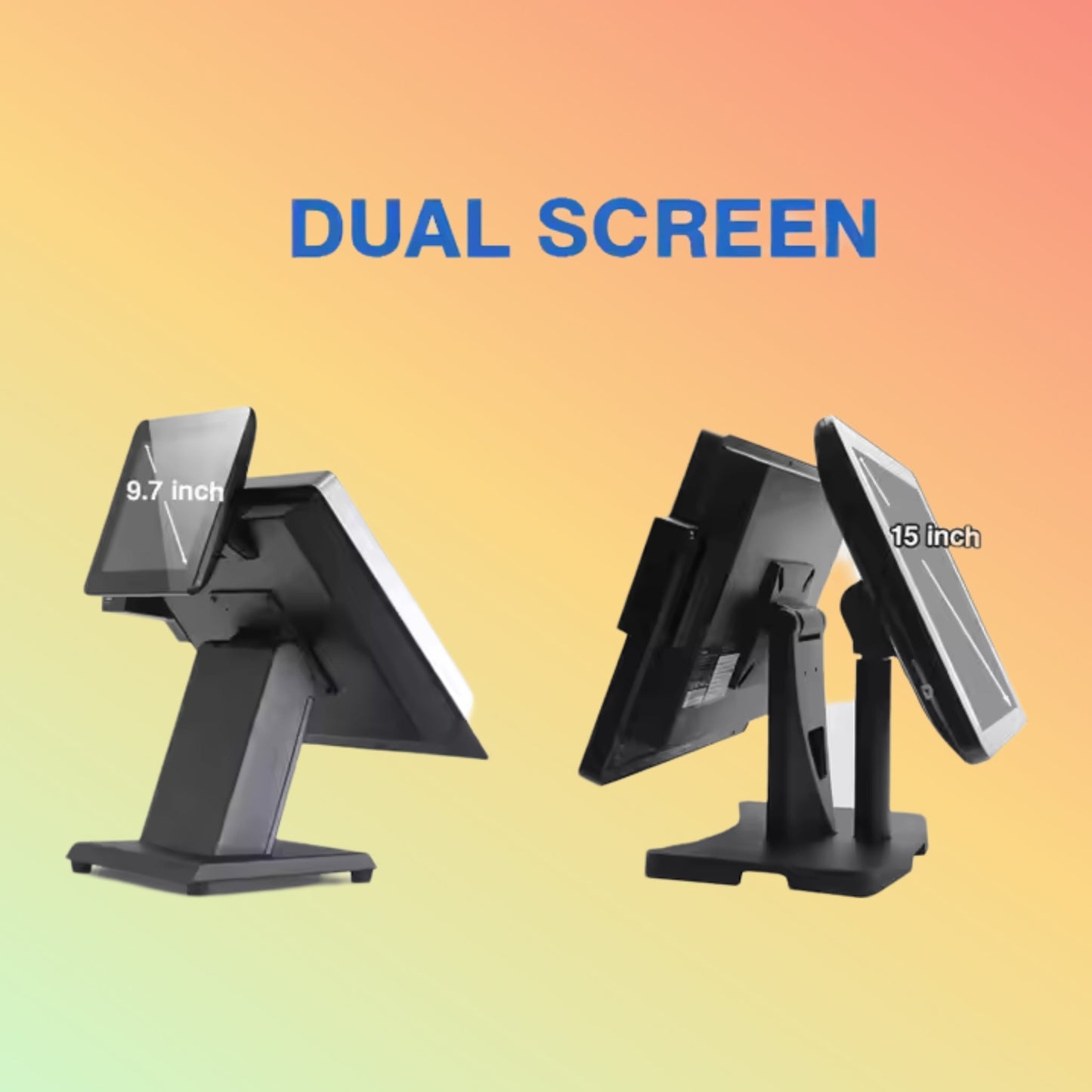 Geesung 15.6" Dual Screen Windows All - in - One Touch POS System - NEOTECH