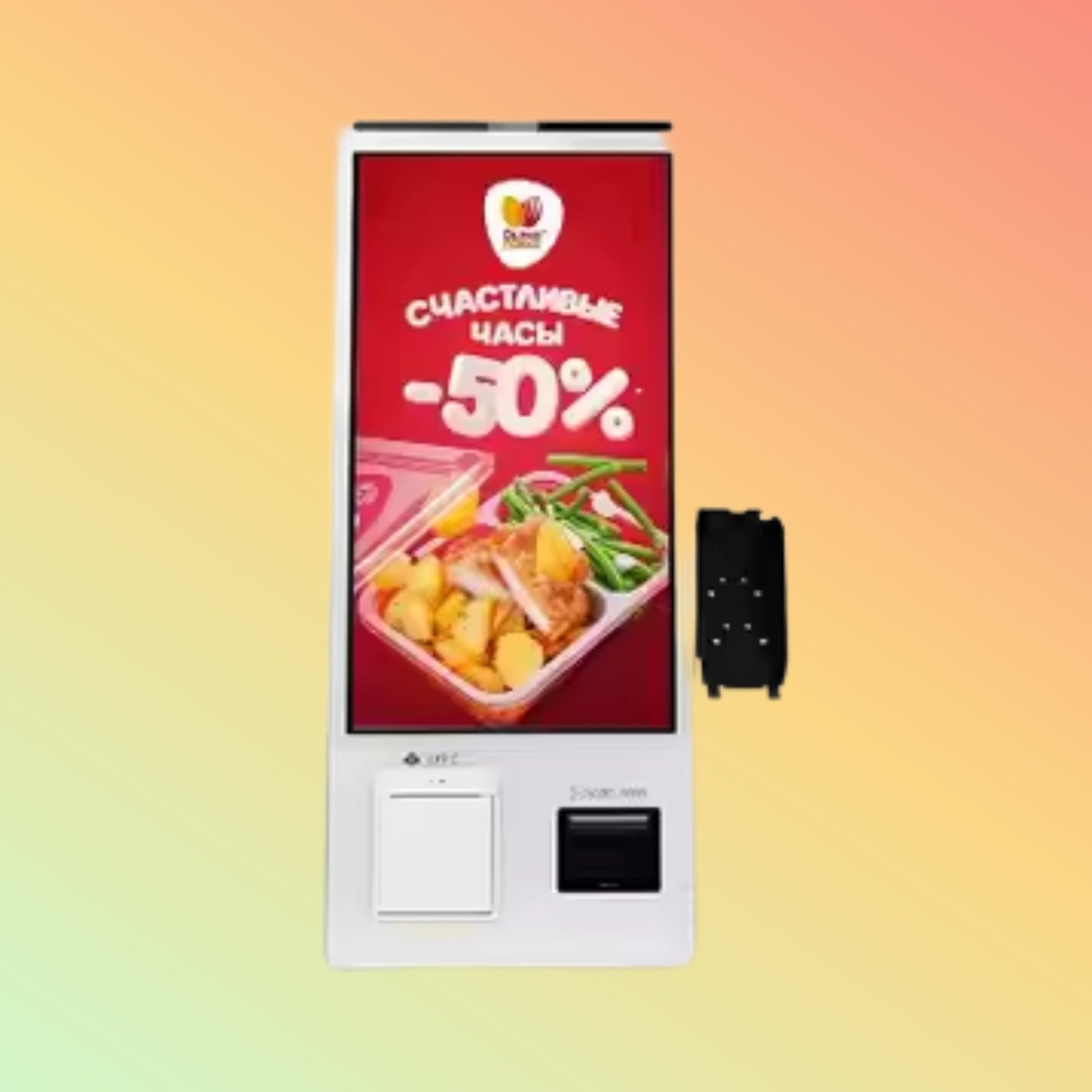 Geesung 21.5 27 Inch Wall - mounted Pos Self Ordering Payment Kiosk Self Service Cash Register - NEOTECH