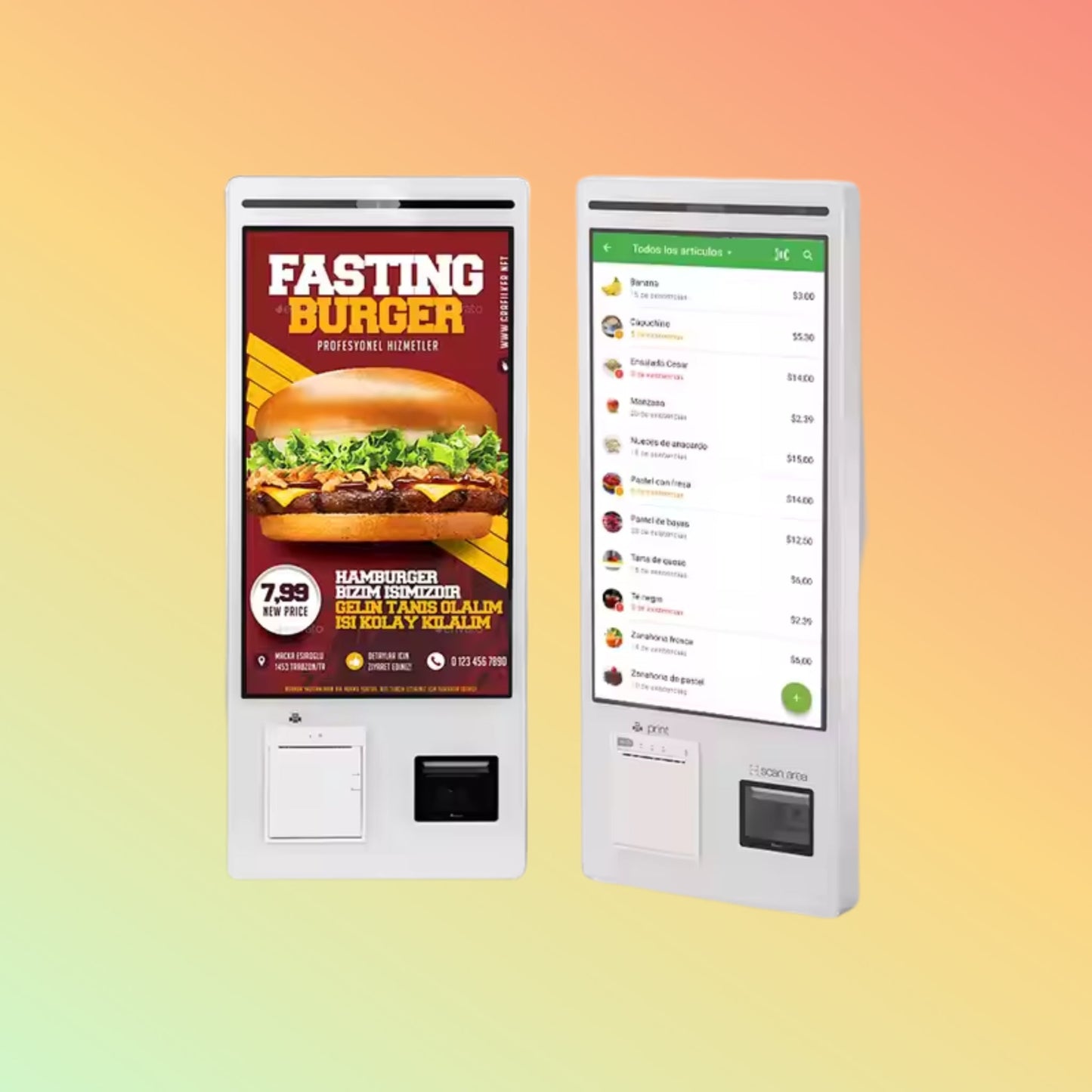 Geesung 32" Touch Screen Self - Checkout Kiosk - NEOTECH