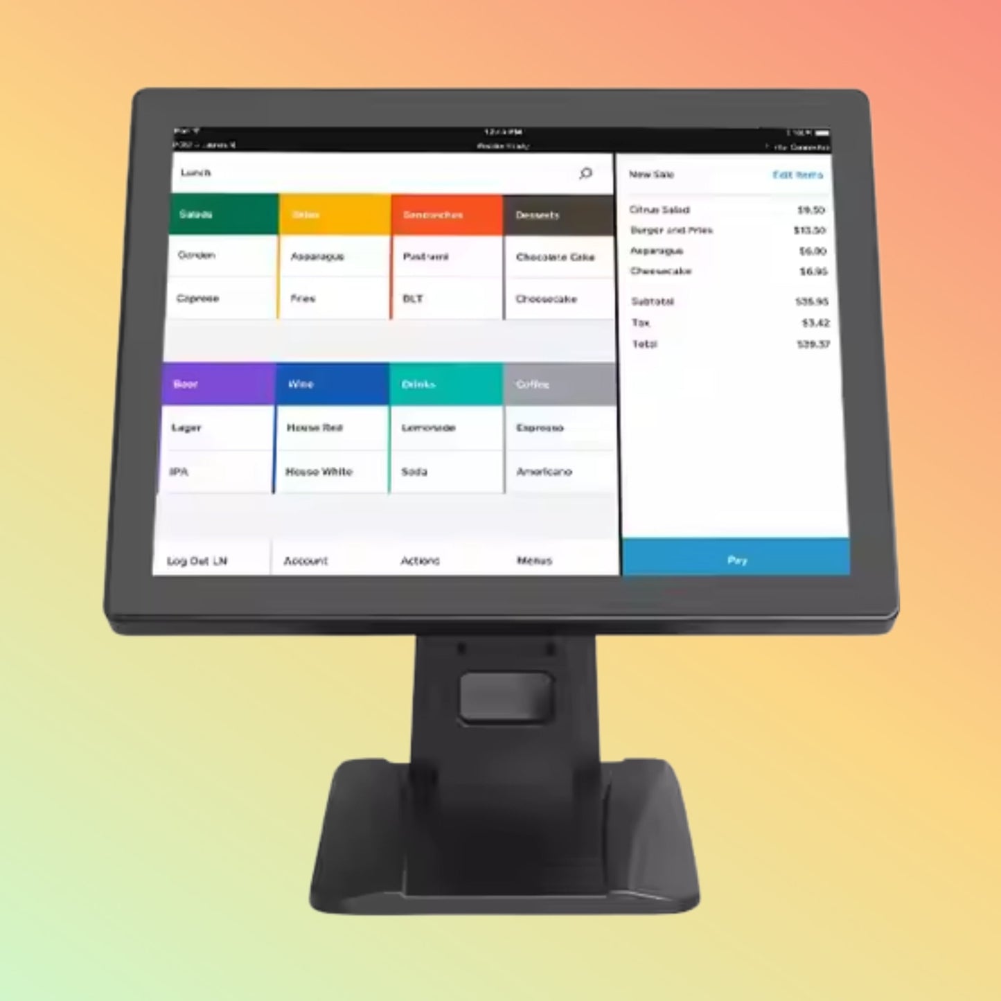 Geesung All - in - One Touch Screen POS Terminal for Restaurants - NEOTECH