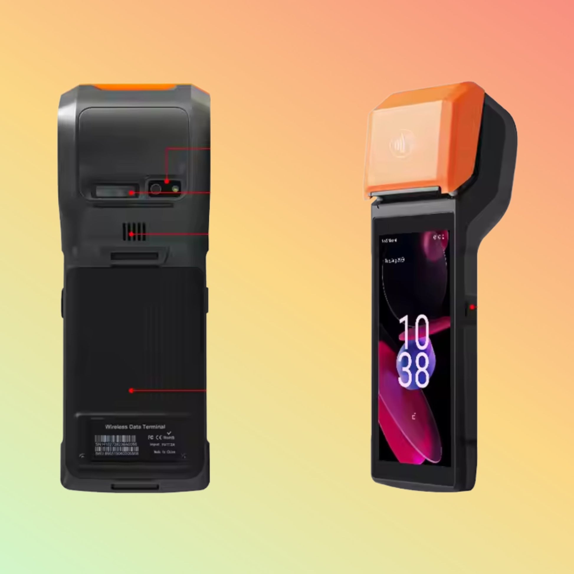 Geesung Android 13 NFC Handheld POS System - NEOTECH