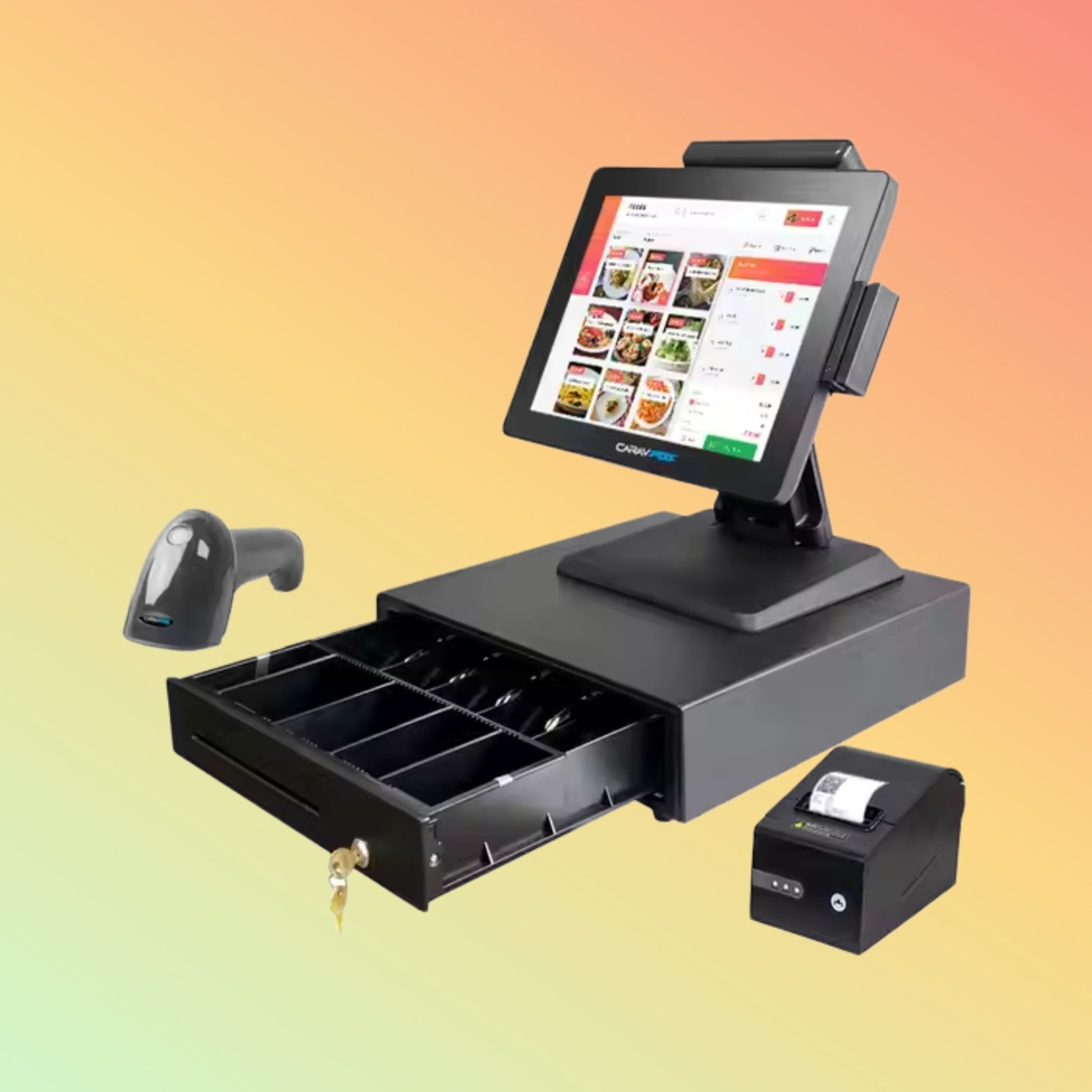 Geesung Touch Screen Point of Sale Android Billing Cash Register All in One Pos System - NEOTECH