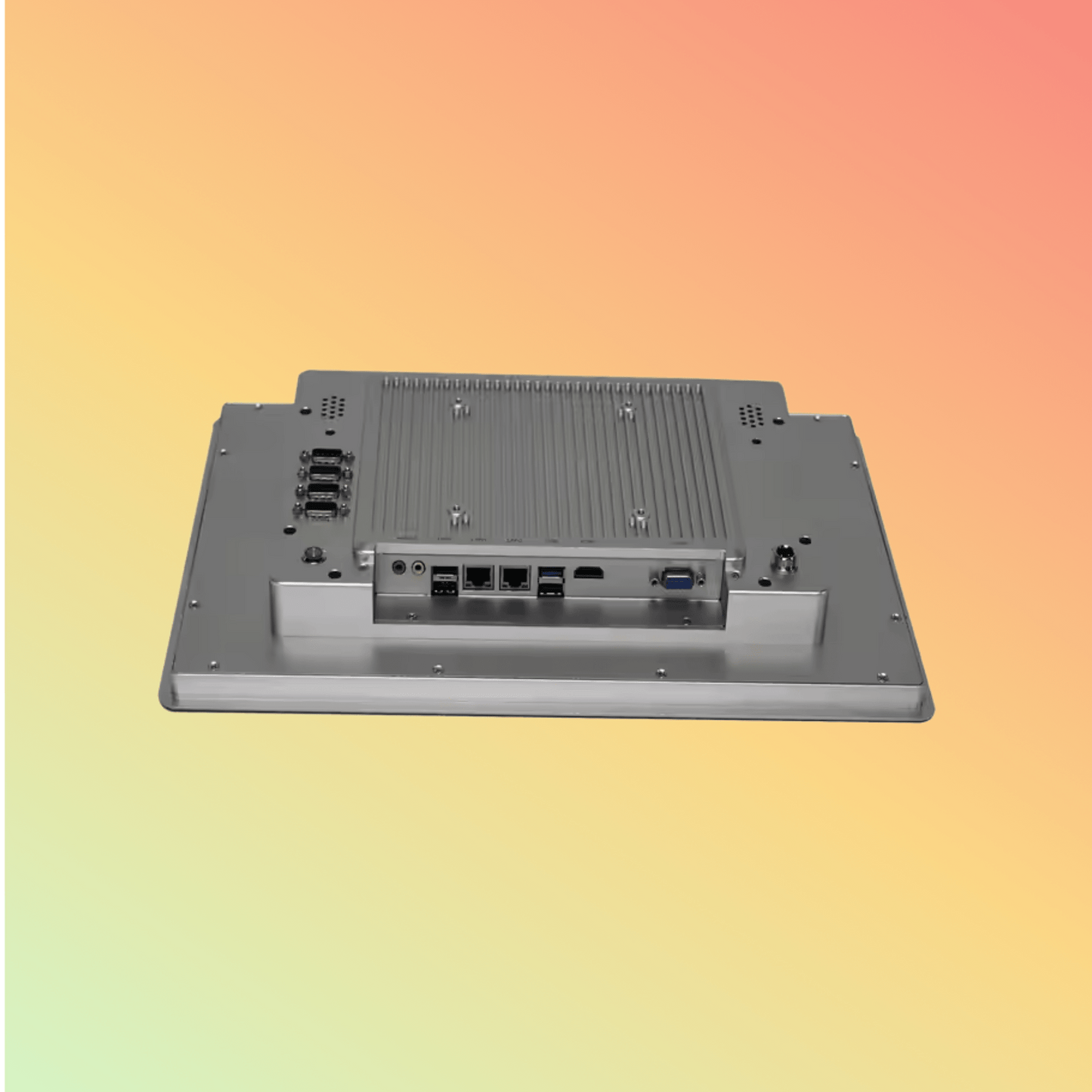 Geshem 12–21.5" Fanless Panel PC – i3/i5/i7, Win7/10/Linux, Silver - NEOTECH