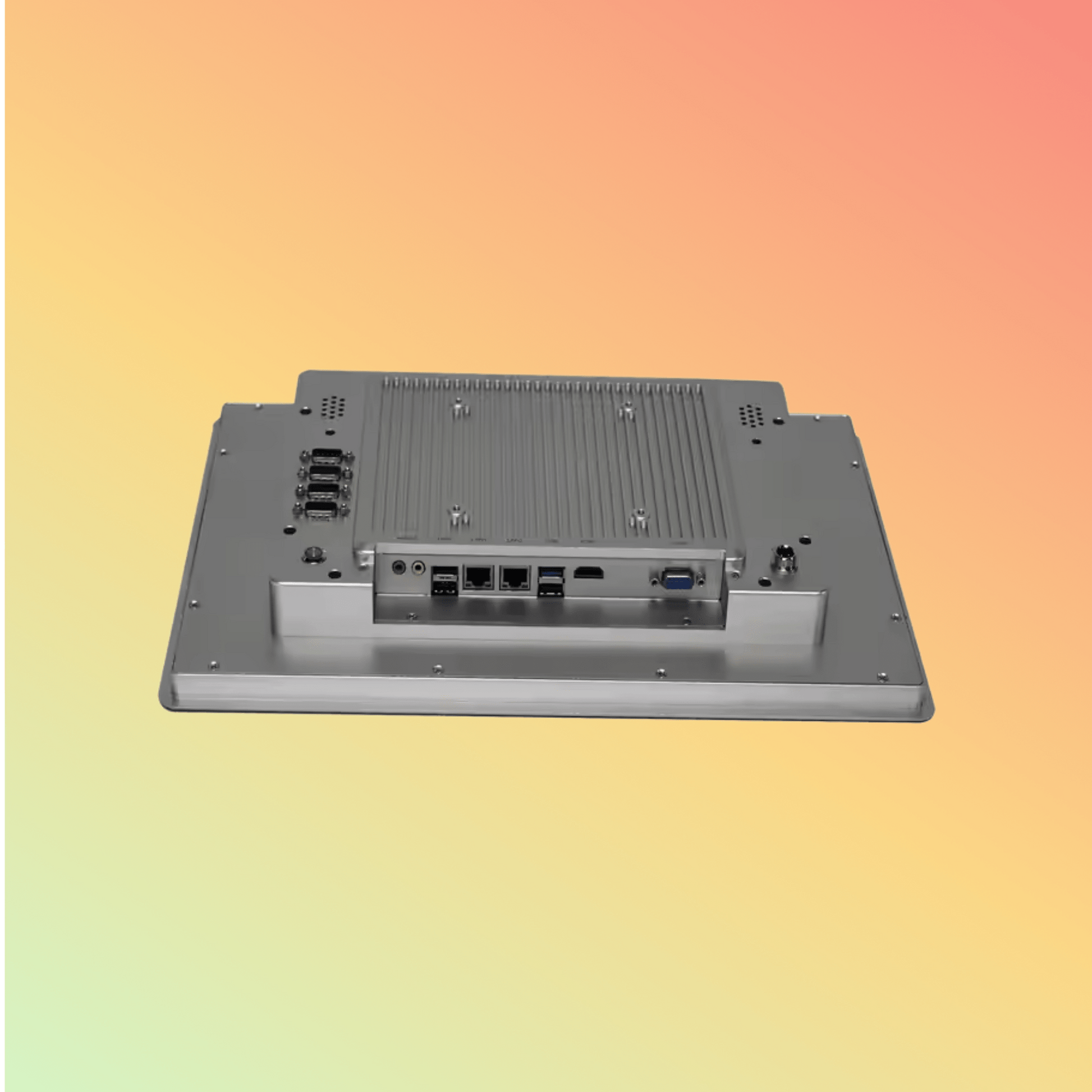 Geshem 12–21.5" Fanless Panel PC – i3/i5/i7, Win7/10/Linux, Silver - NEOTECH