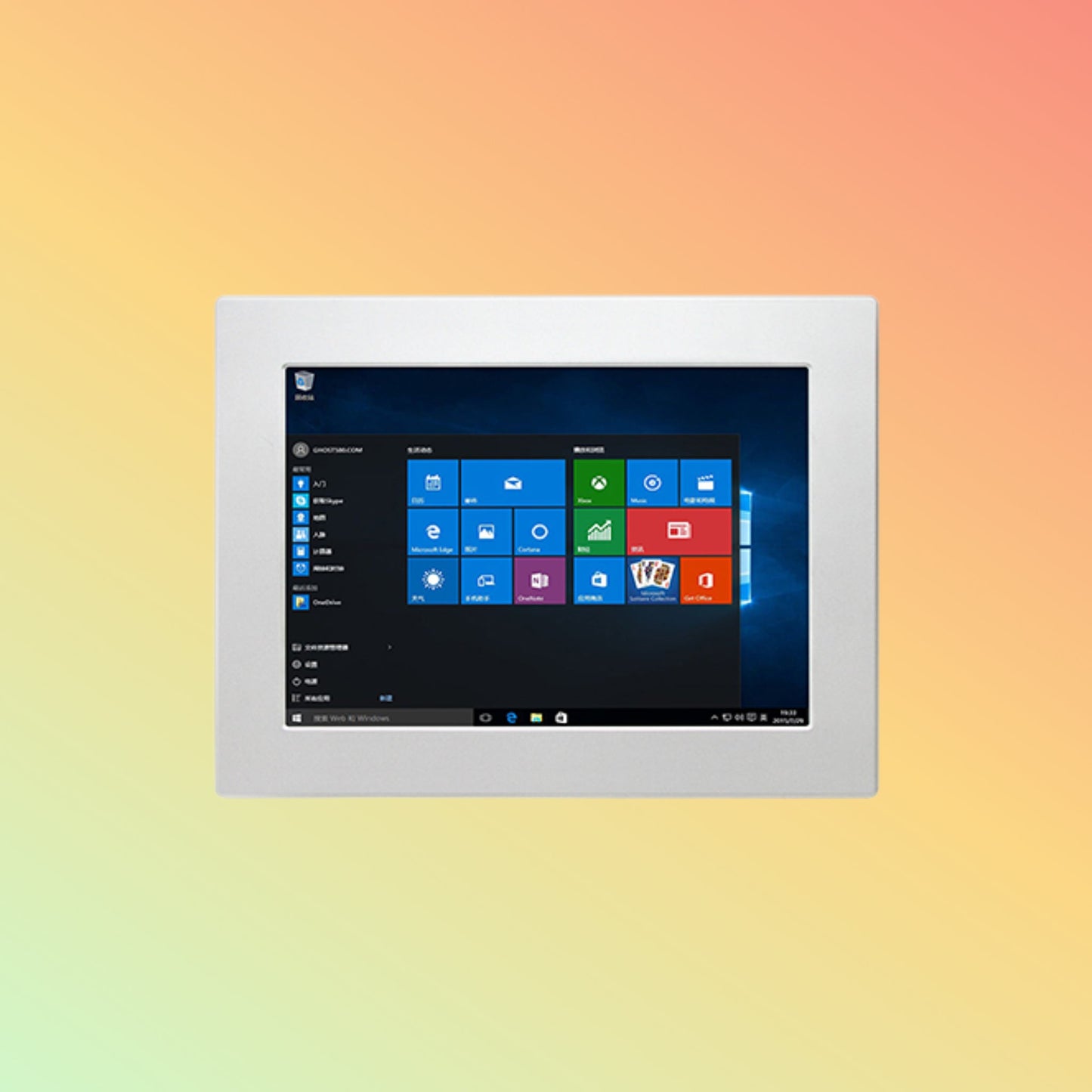 Geshem 17 Inch J1900 Core I3/I5/I7Resistive Panel PC - NEOTECH