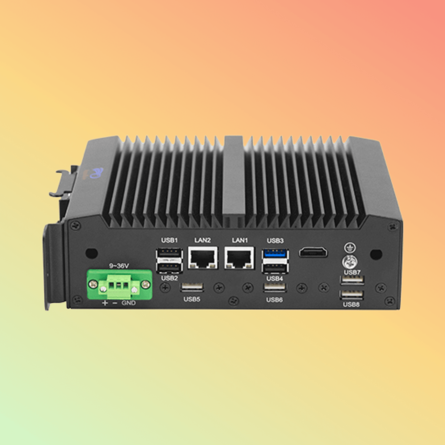 Geshem Intel J1900 Fanless Box PC Support DIN Rail Mount - NEOTECH