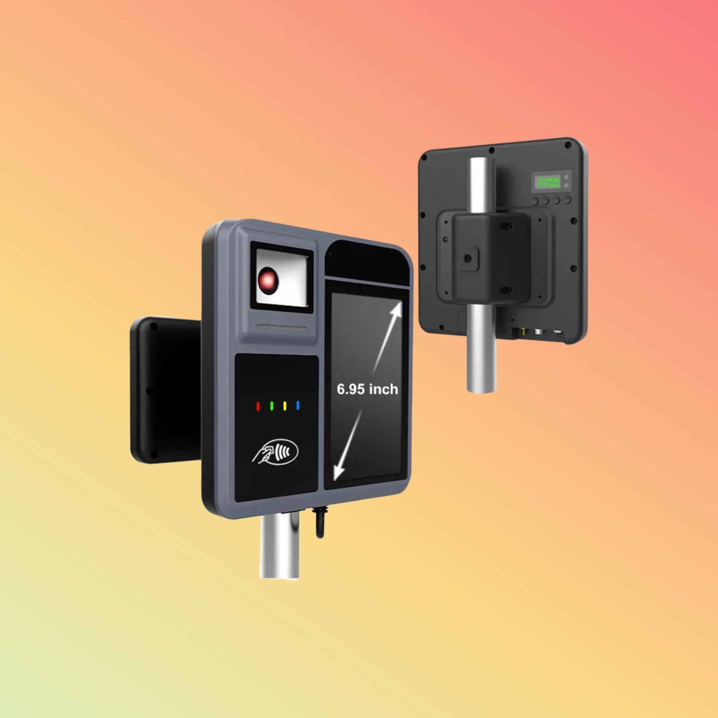 HCCTG UnionPay Android 9.0 Mifare NFC BUS Ticket Validators Machine with 2D Barcode Scanning P18 - Q - NEOTECH
