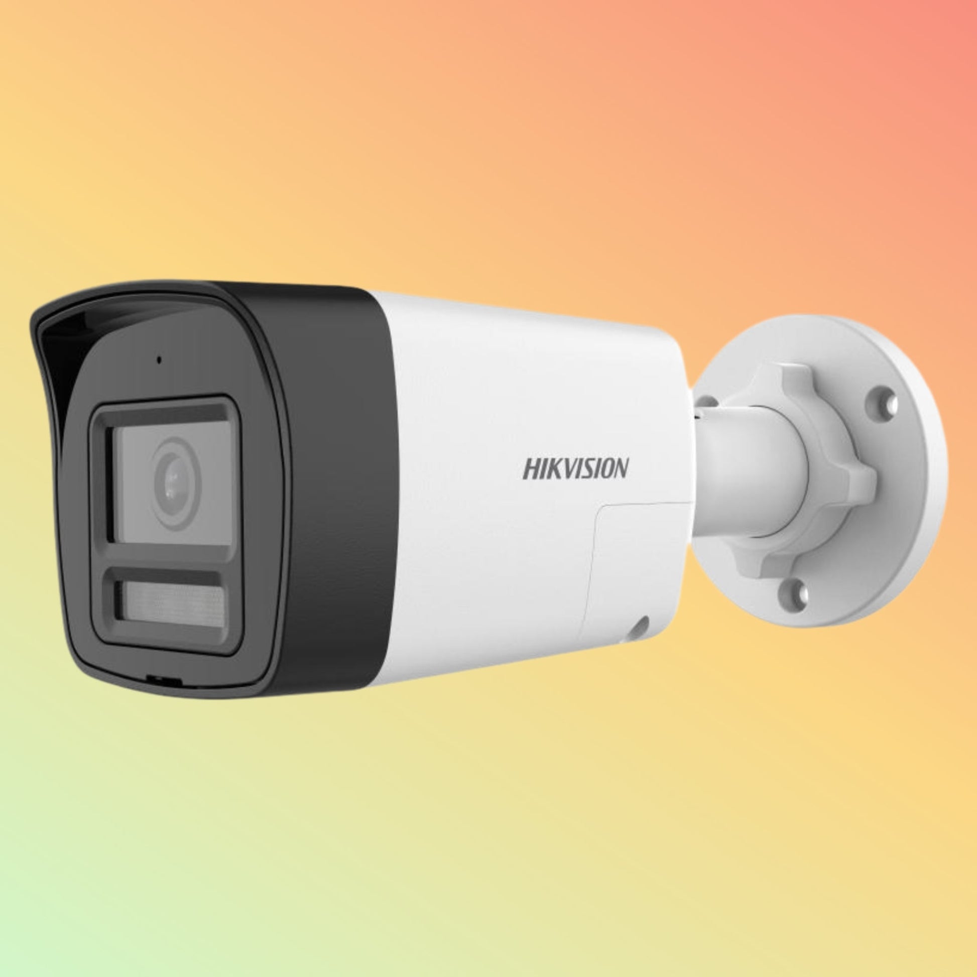 Hikvision DS - 2CE16U0T - LXTS NEW 4K Two Way Audio & Siren Fixed Mini Bullet Camera - NEOTECH